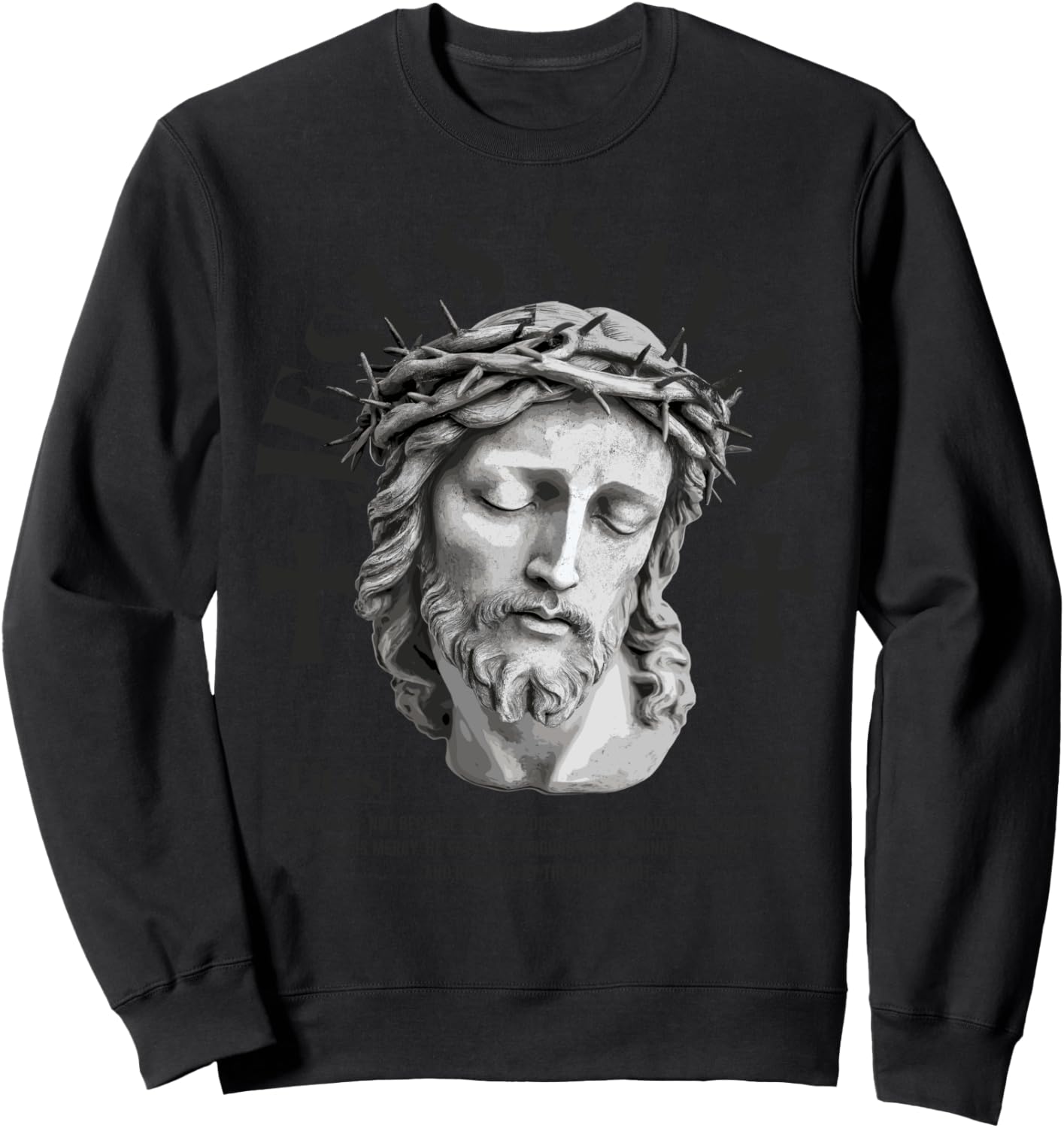 Jesus saves - Titus 3:5 Christian bible verses Sweatshirt - Sweatshirt | Black