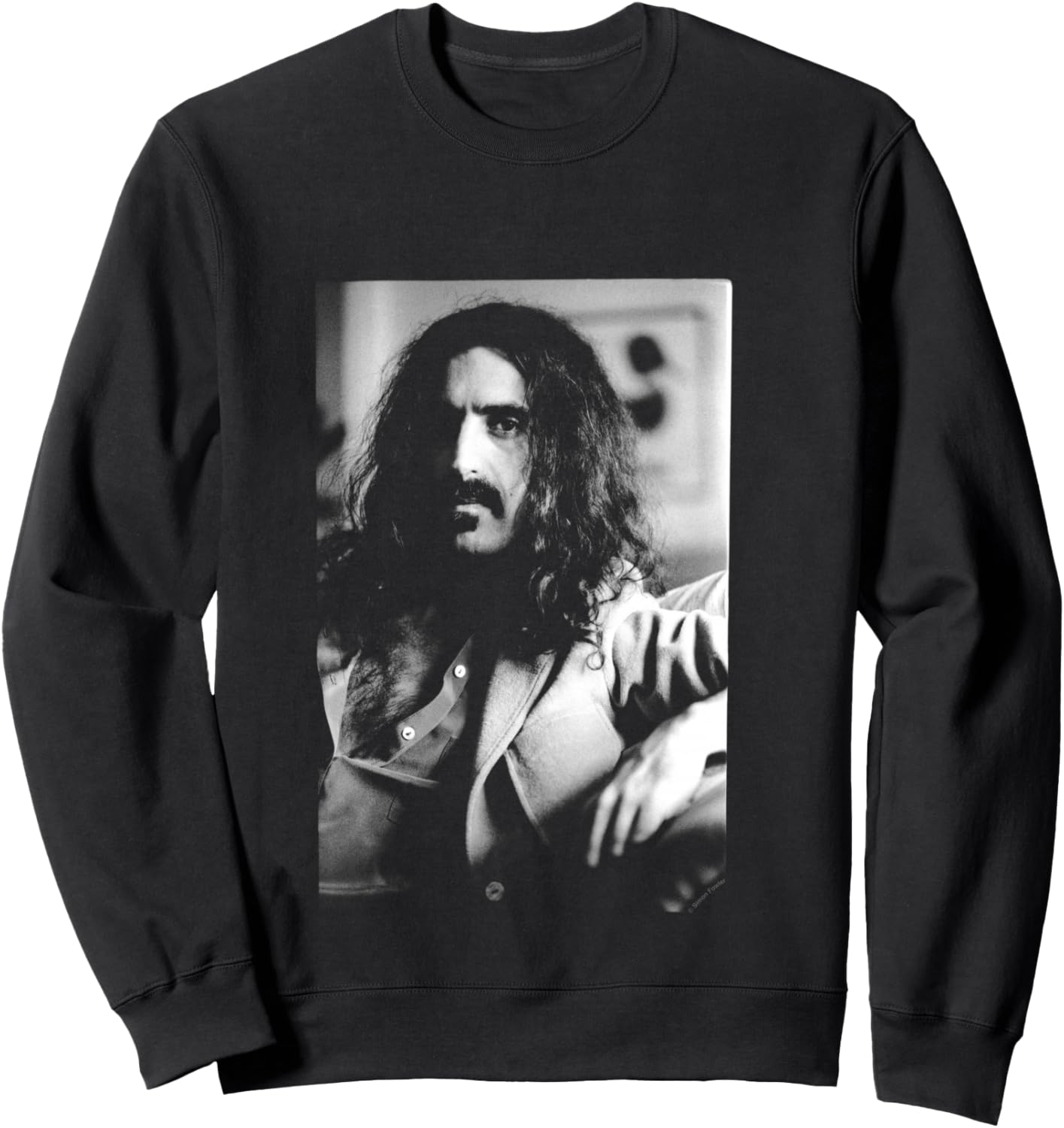 Frank Zappa London Photo Shoot By Simon Fowler Sweatshirt - Sweatshirt | Black
