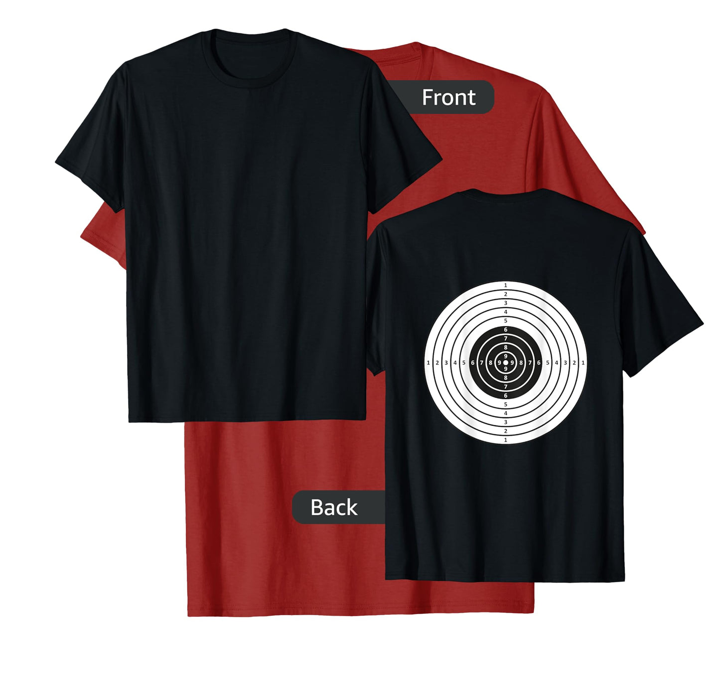 (Target on BACK, front is blank) Target on My Back T-Shirt