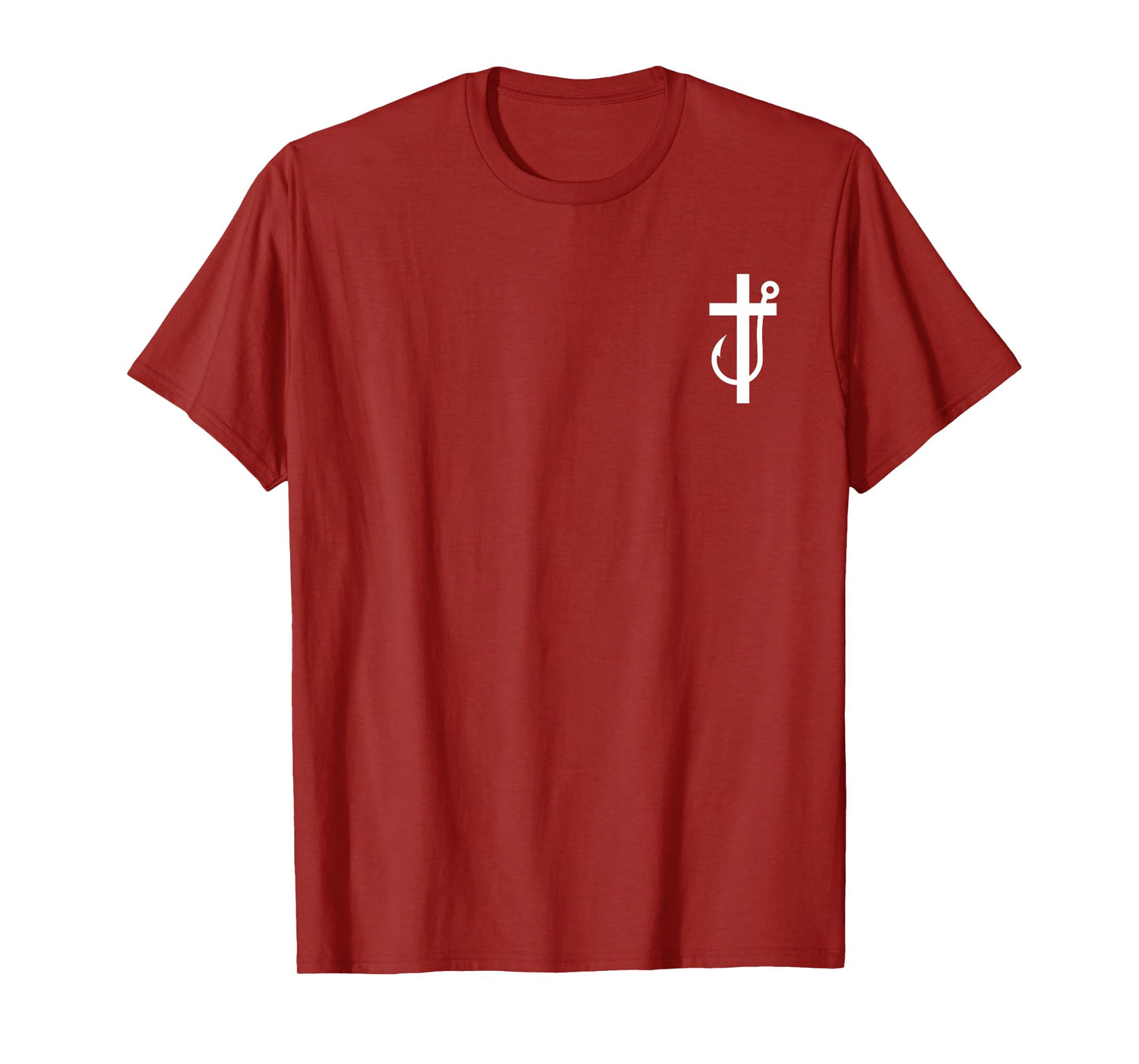 Minimalist Minimal Christian Fishing Fisherman Christian God T-Shirt