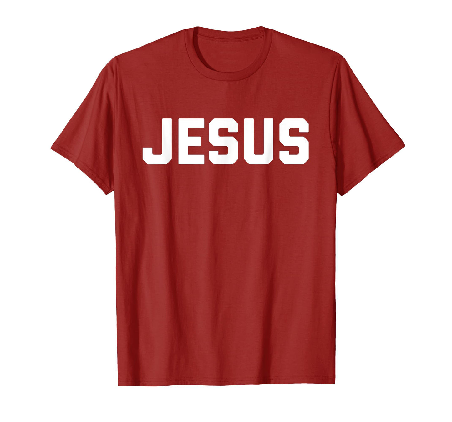 Jesus T Shirt | Red and White Jesus Christ Tee Gift T-Shirt