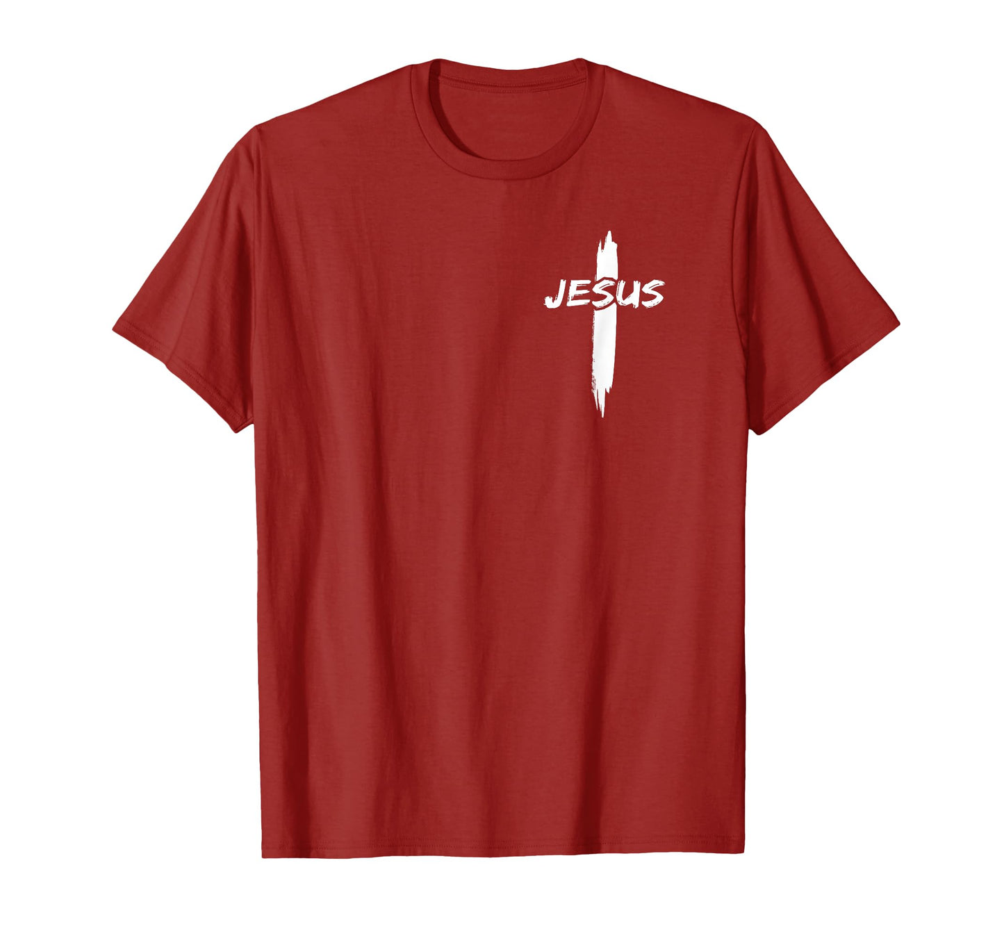 Jesus is Lord Cross Christian T-Shirt, Small, Black