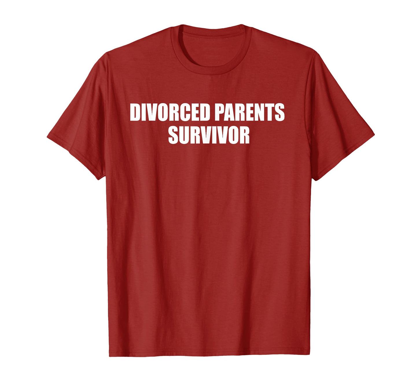 Divorced Parents Survivor Funny Divorcing Design T-Shirt