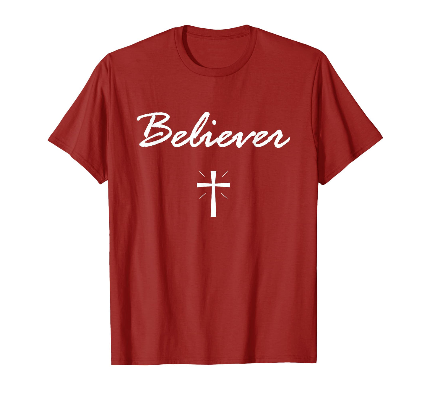Believer Cross Bible Verse Christian Christ Lover Gift T-Shirt
