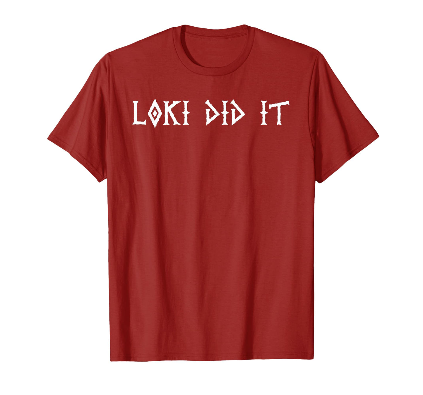 Loki Did It Viking Norse Mythology T-Shirt