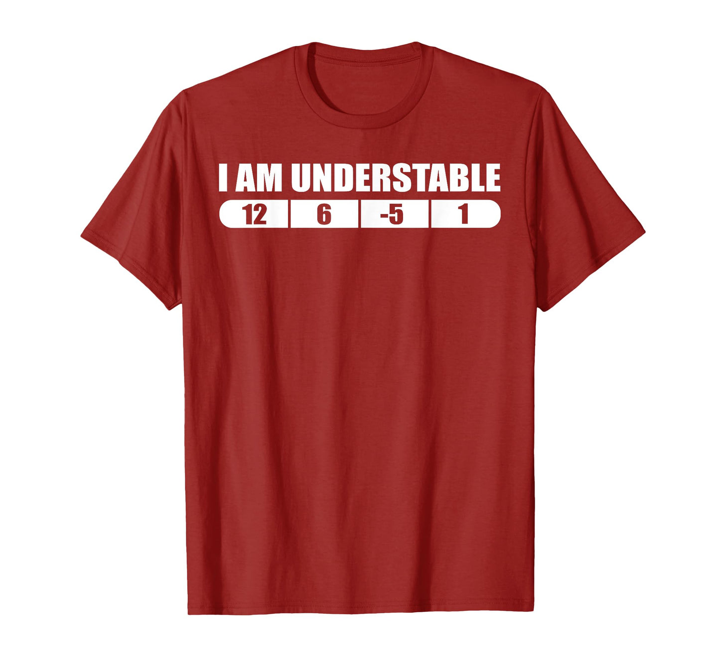 Funny Disc Golf Quote Design, I Am Understable Frisbee T-Shirt