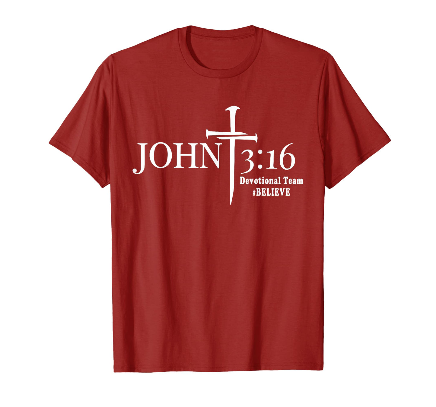 John 3 16 Devotional Team God Christian T-Shirt
