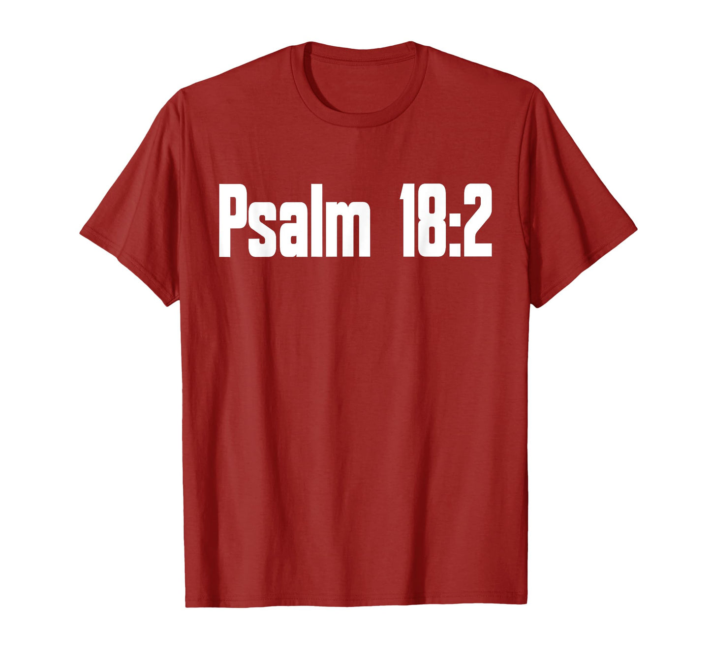 Psalm 18:2 Bible Verse Christian Religious T-Shirt