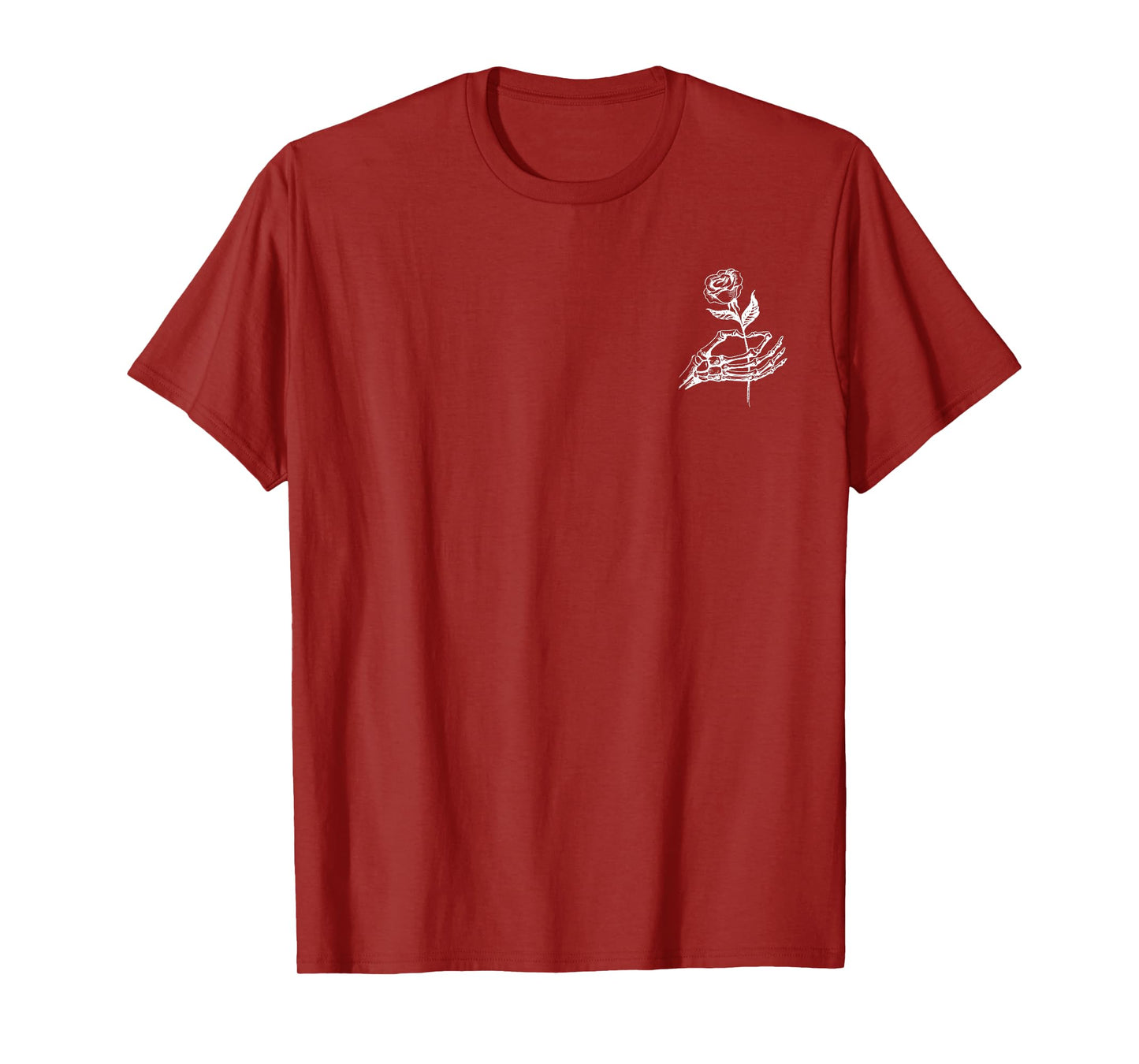 Kinda Emotional Emotionless Flower Skull 2 Sided T-Shirt