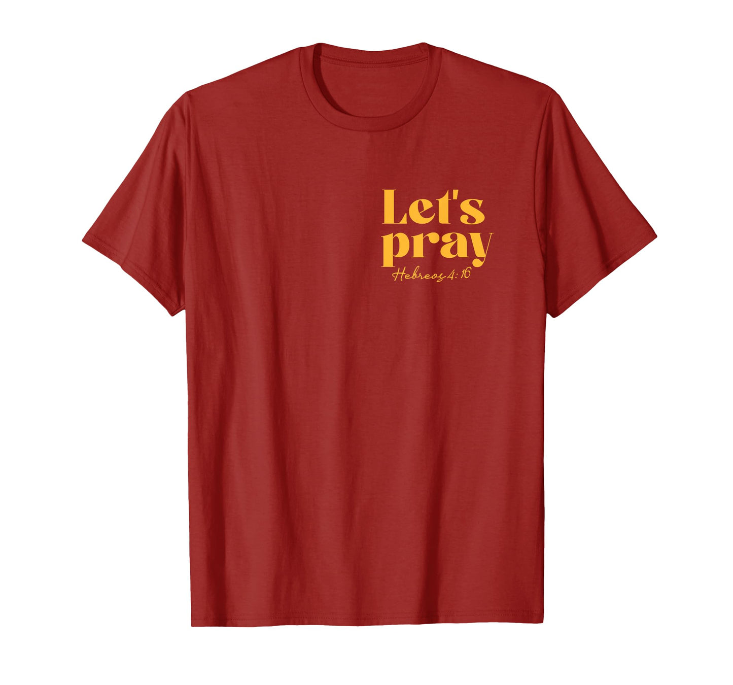 Need Prayer Tap My Shoulder Christian Men Women (2 Sided) T-Shirt
