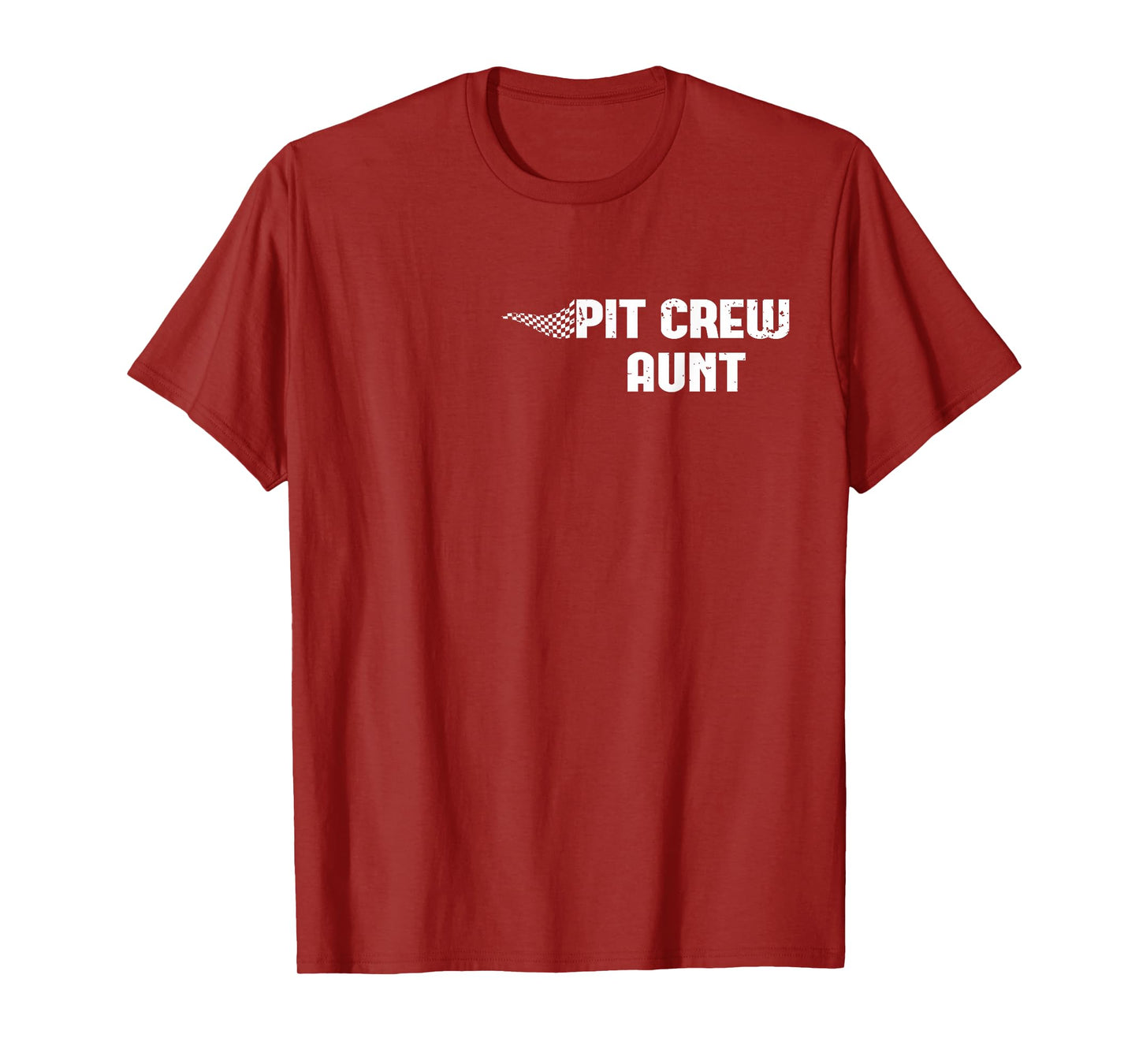 Pit Crew Aunt Racing Car Family Matching Birthday Party T-Shirt