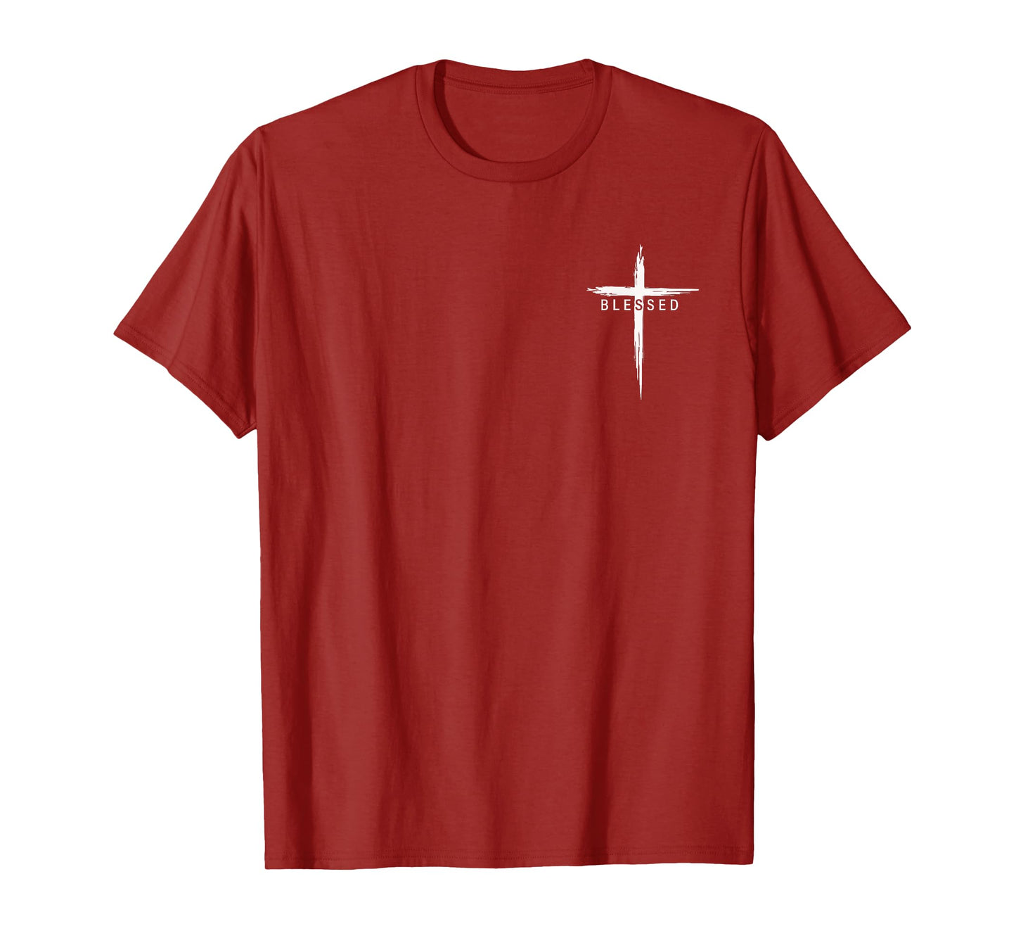 Graphic Christian Cross Jesus Christ Men Women Blessed T-Shirt