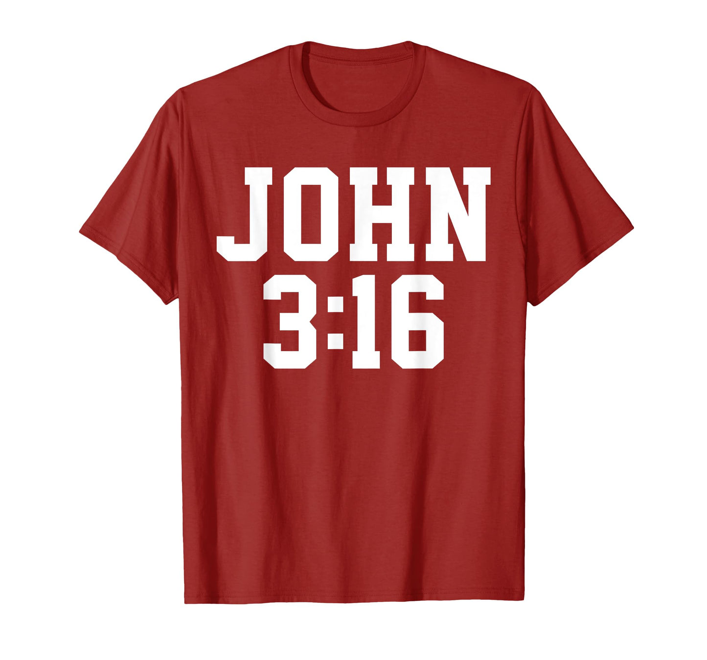 Christian John 3:16 Gift Bible Verse T-Shirt