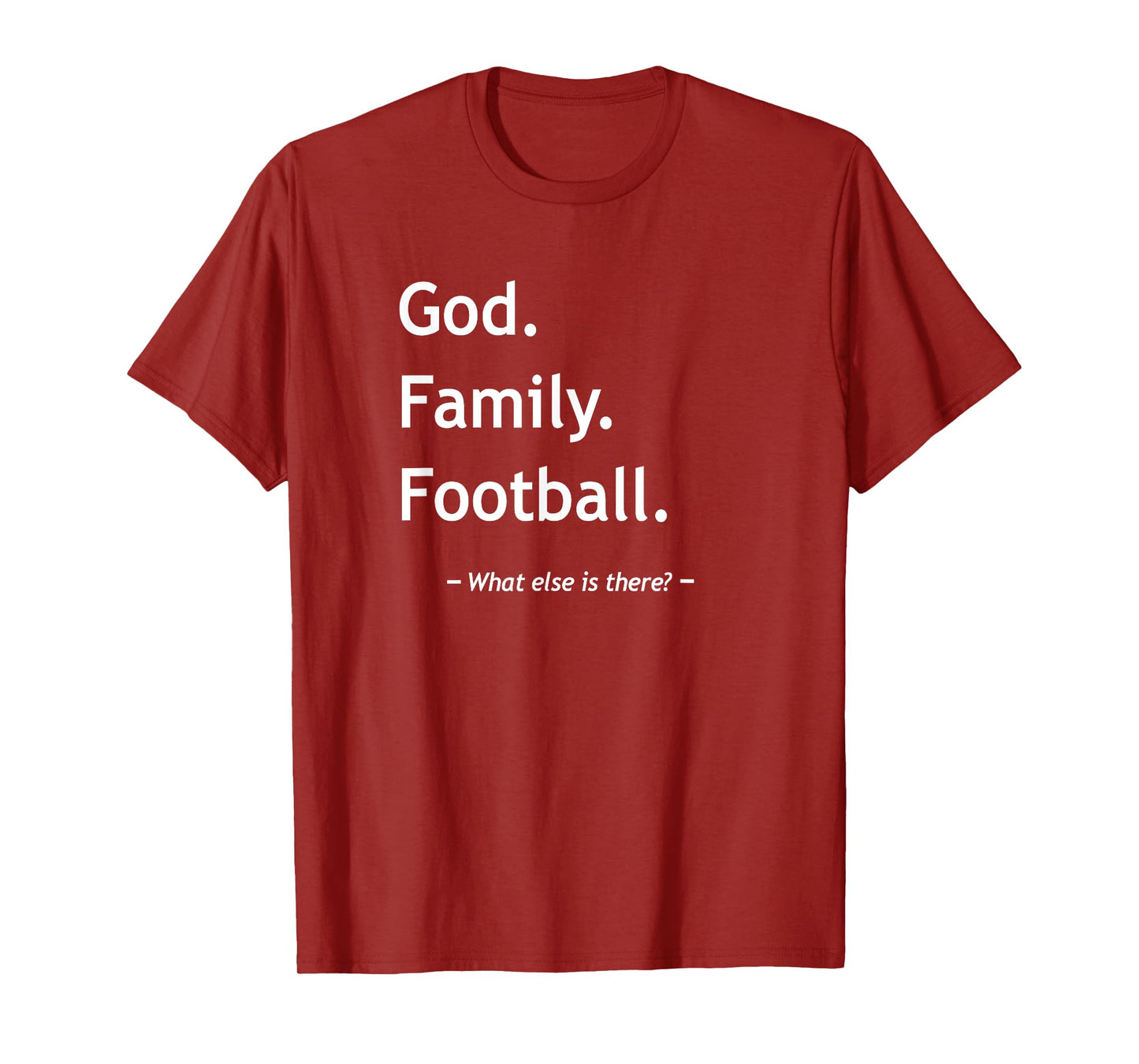 Christian Faith Jesus Christianity God Family Football T-Shirt