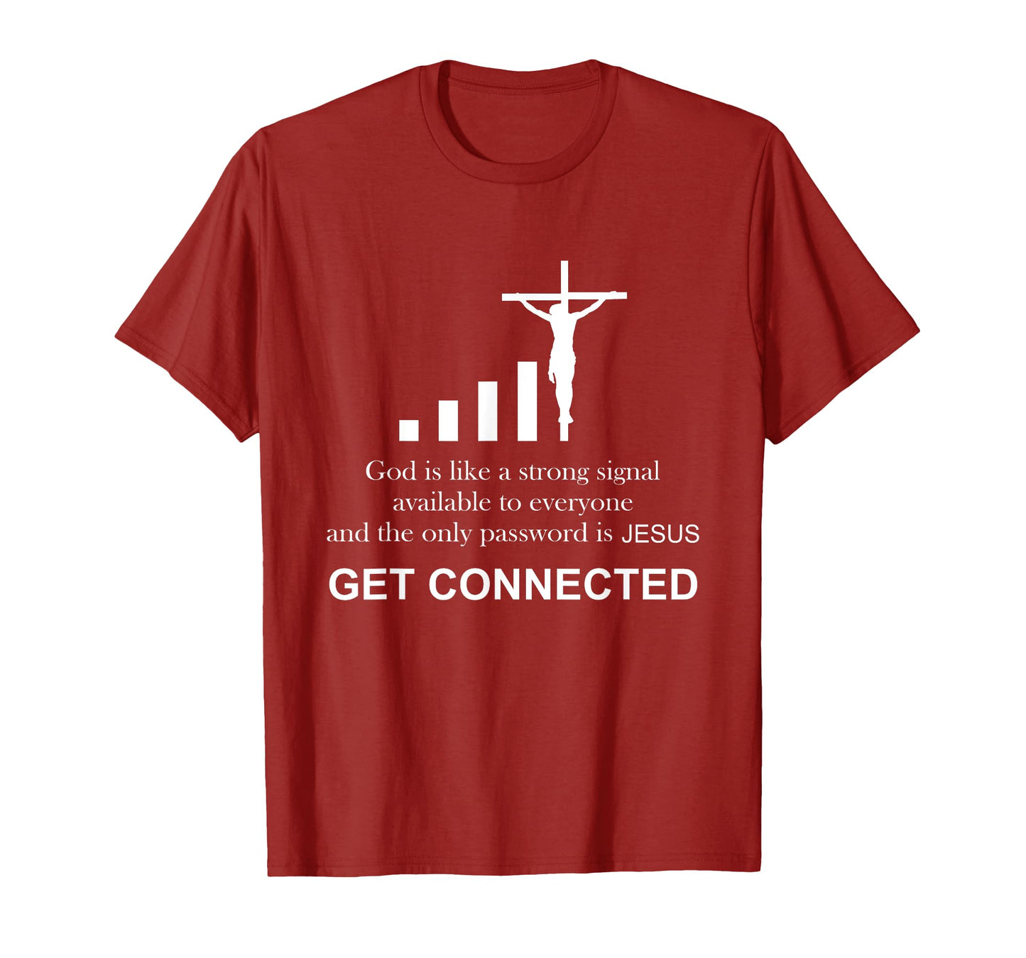 Catholic Priest | Funny Gift | Get Connected Cross T-Shirt