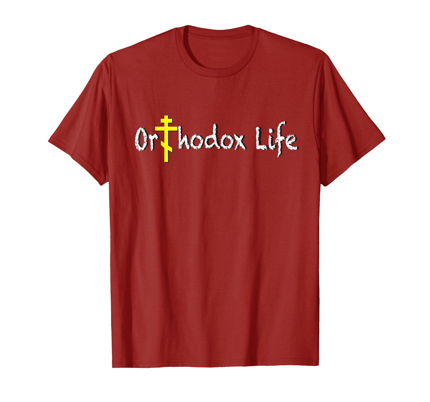 2 Sided Orthodox Life T-Shirt, Small, Black