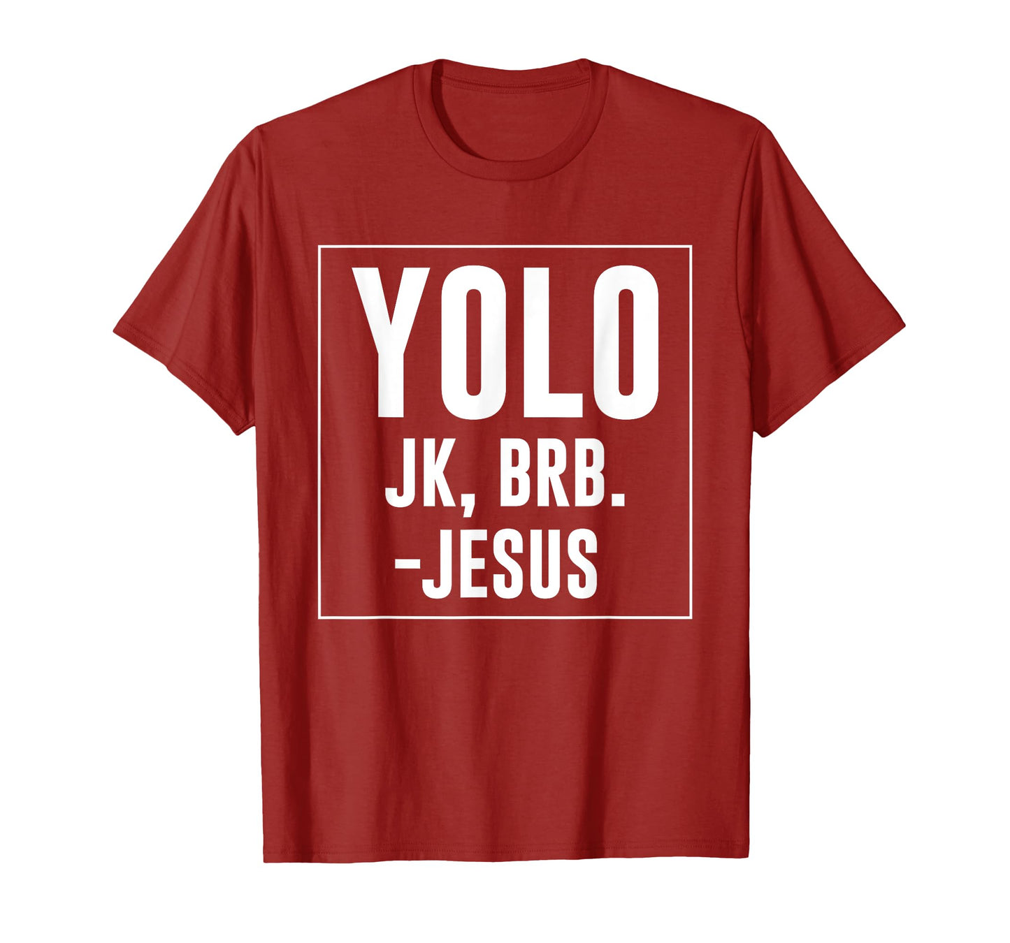 Yolo JK Brb Jesus Quotes Christ Risen Easter Day T-Shirt