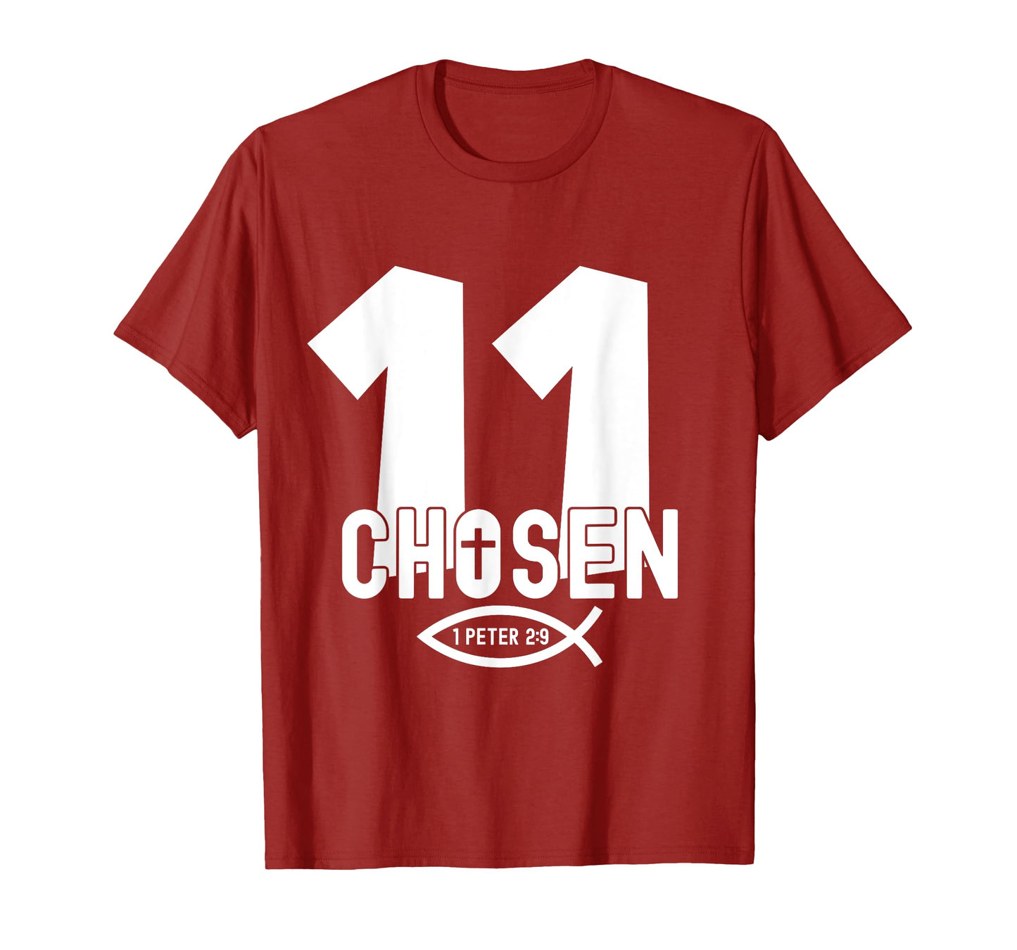 Religious Chosen 11 Years Jesus 11TH Birthday T-Shirt