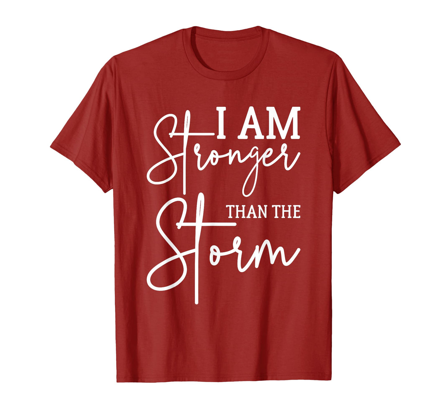 I am stronger than the storm christian faith bible verses T-Shirt