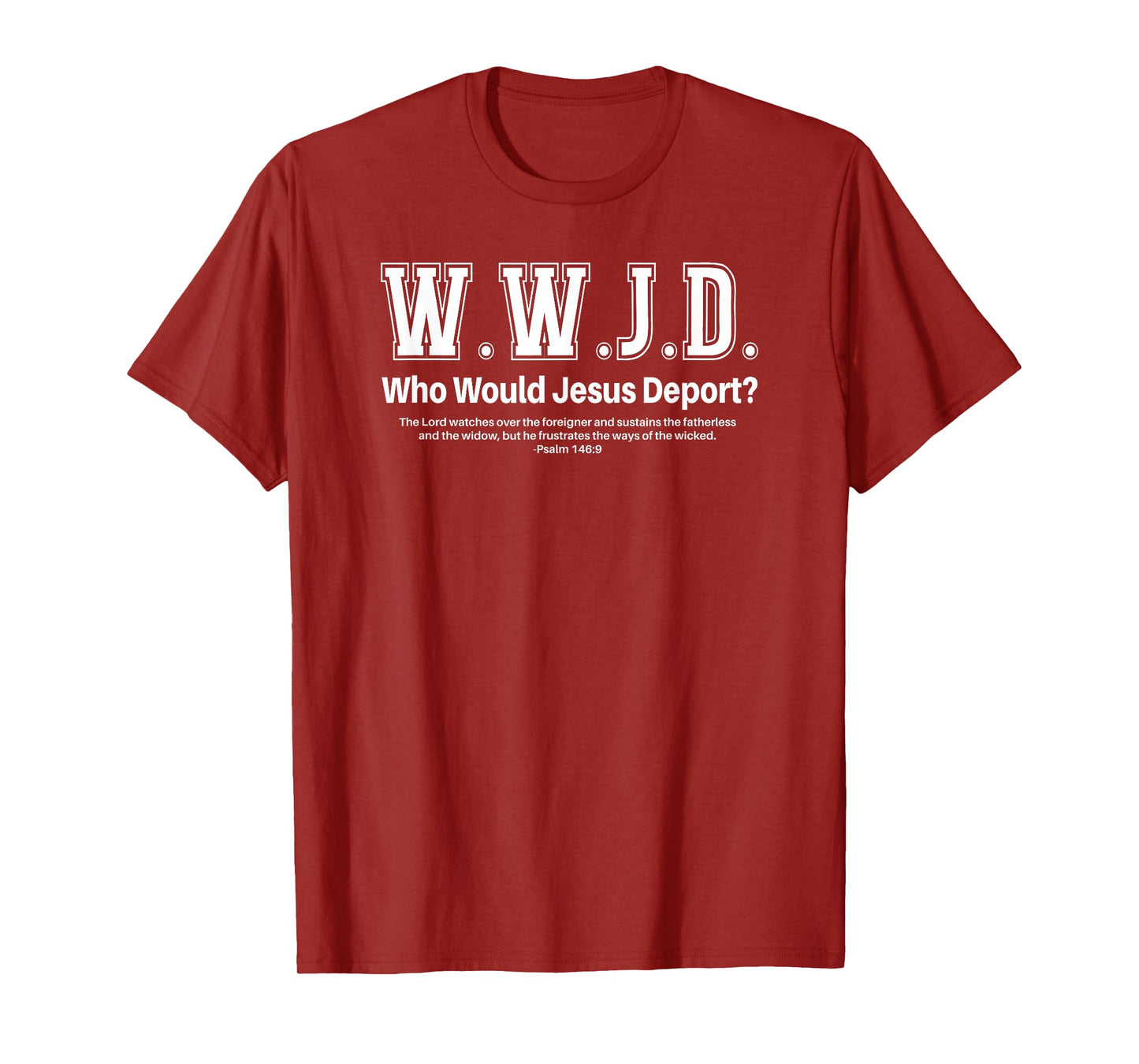 WWJD Who Would Jesus Deport? T-Shirt