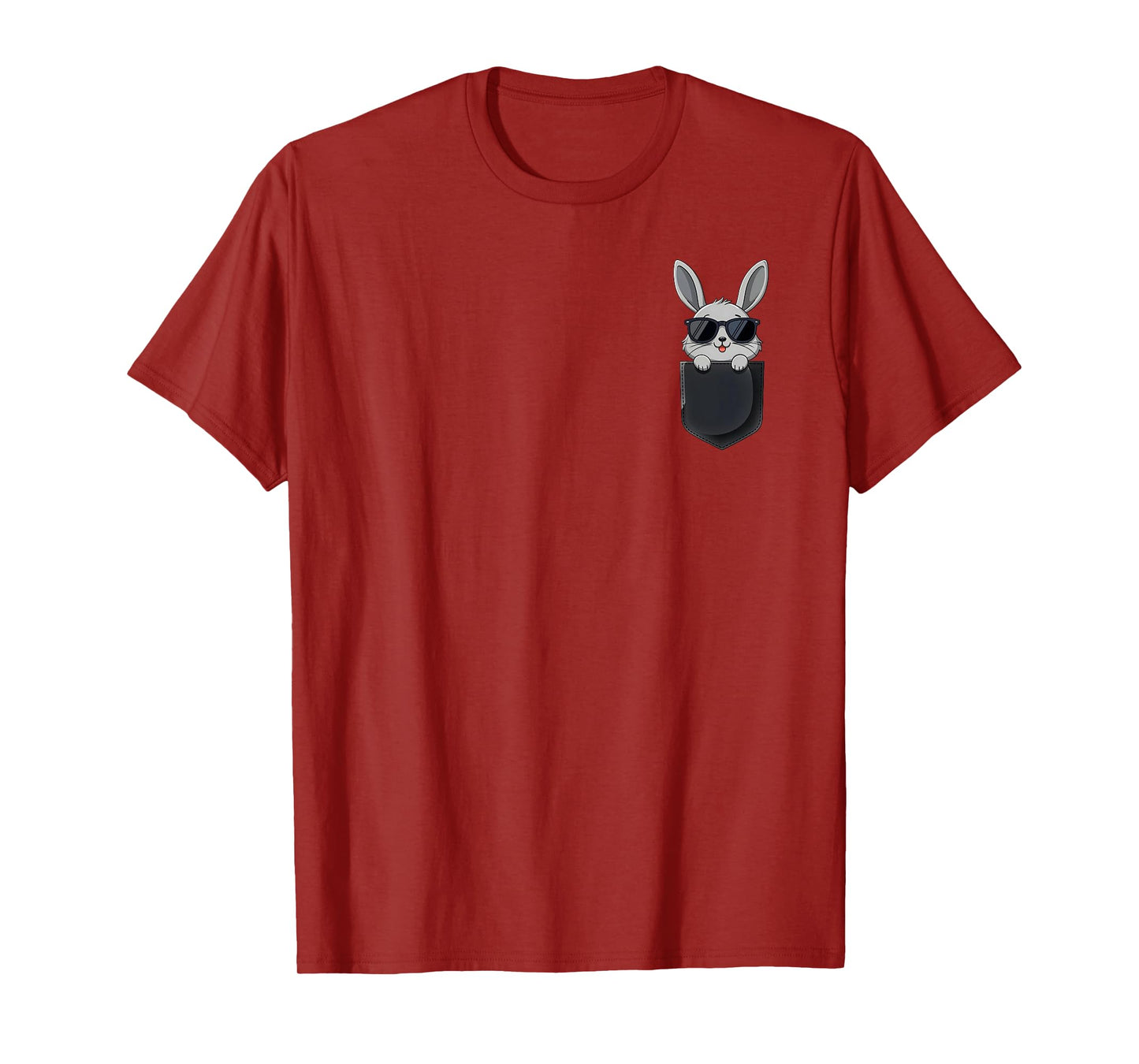Funny Easter Bunny In Pocket T-Shirt