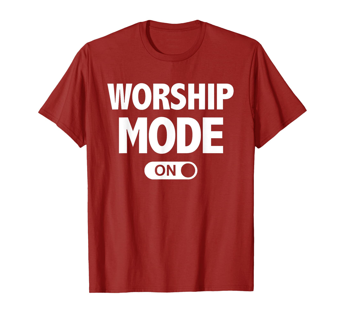 Christian Praise & Worship T-Shirts Worship Mode On T-Shirt