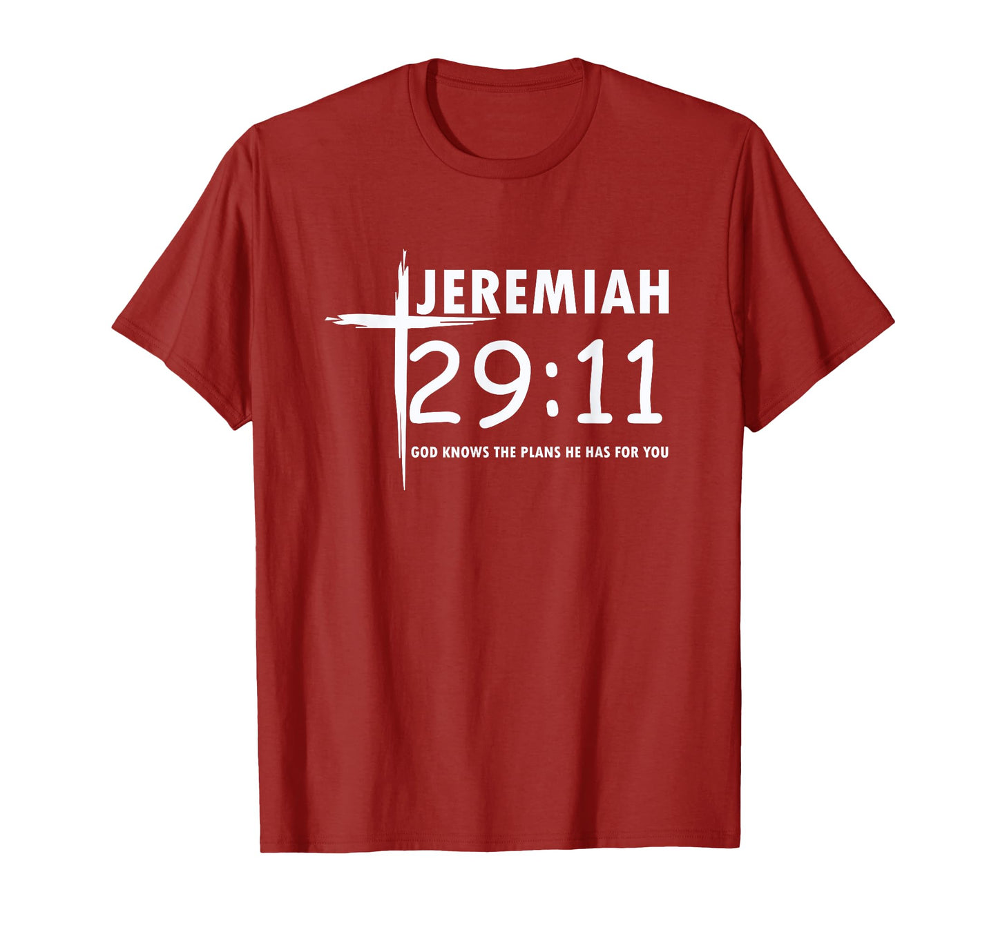 Christian Jeremiah 29:11 Bible Verse T-Shirt T-Shirt