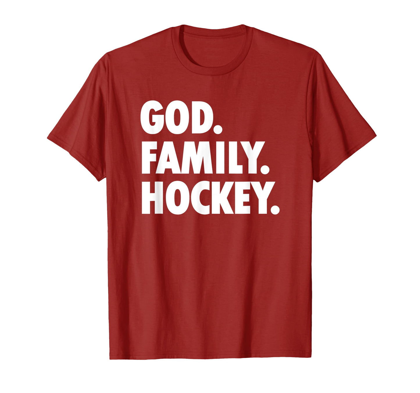 God Family Hockey - Novelty Faith T-Shirt
