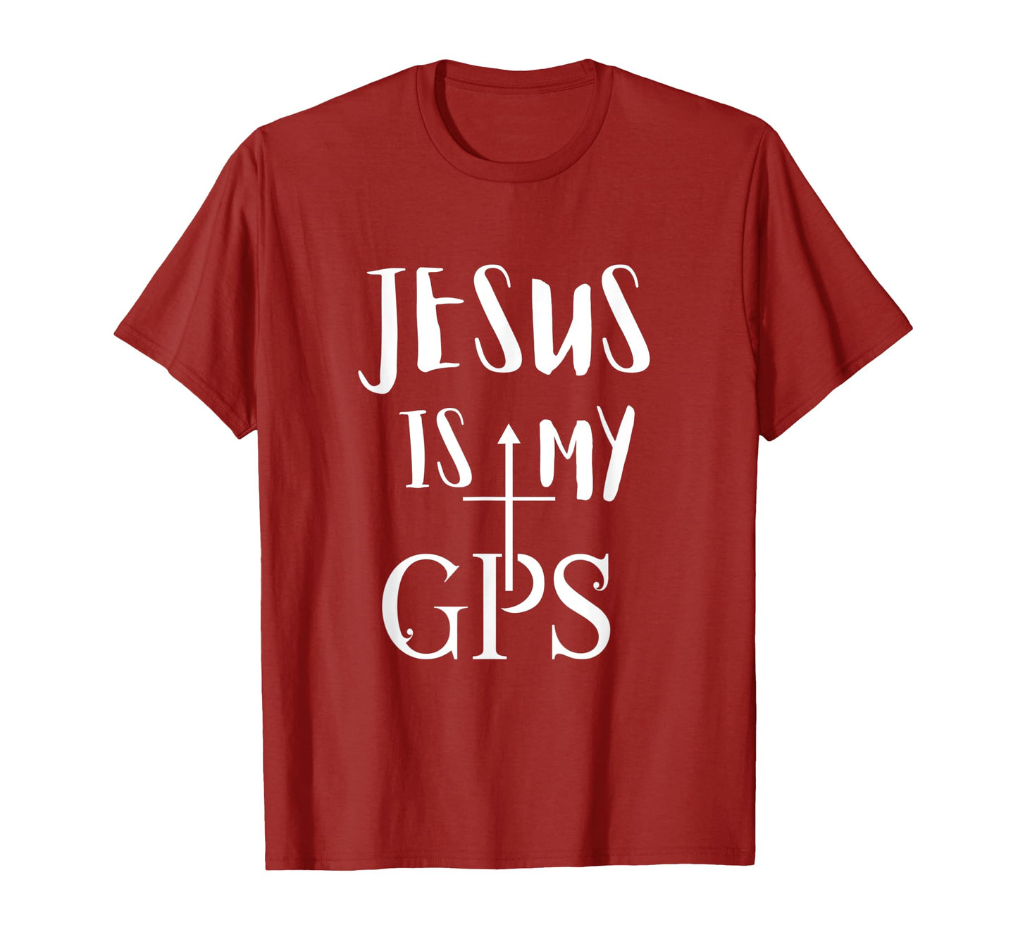 Jesus Is My GPS Christian cross christi gift T-Shirt