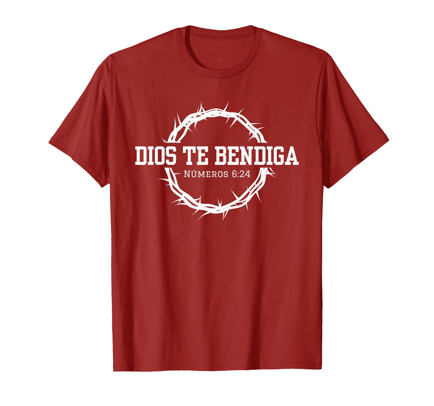 Dios te Bendiga, GOD BLESS YOU, Números 6:24, Crown T-Shirt