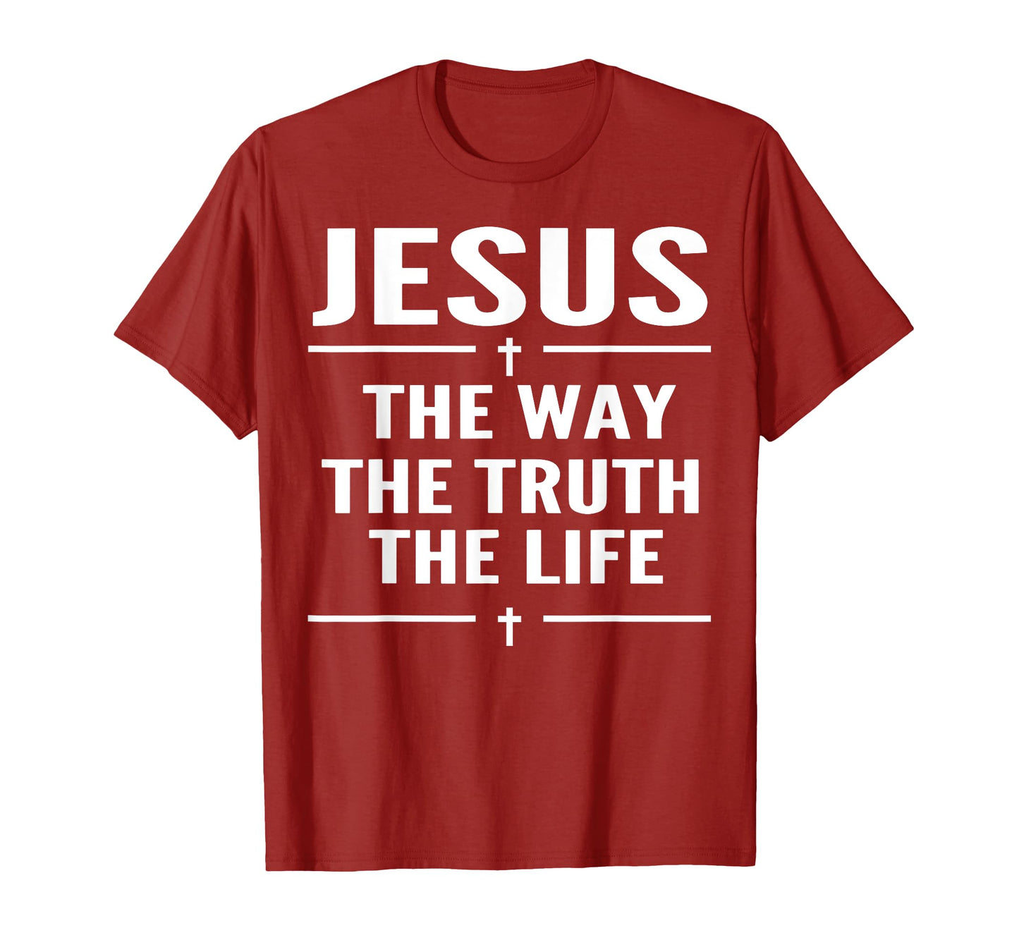 Jesus The Way Truth Life John 14:6 Christian Spiritual Women T-Shirt