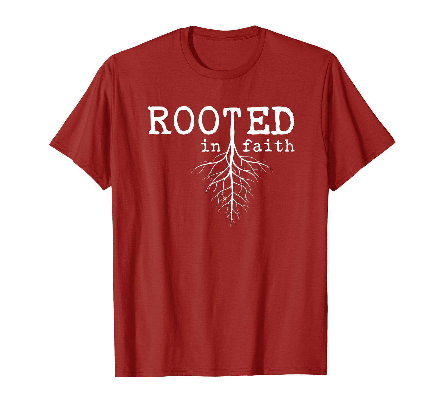 Rooted In Faith Pro Christian Pro Believers Faithful T-Shirt