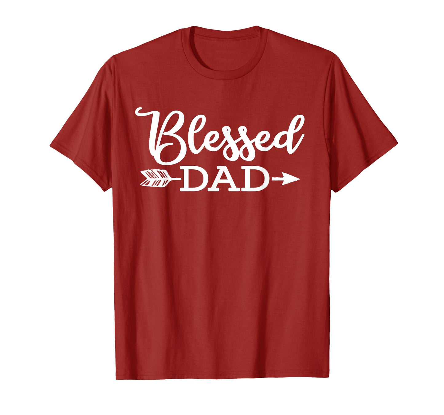 Blessed Dad Religious Jesus Christian Faith Church Papa Gift T-Shirt