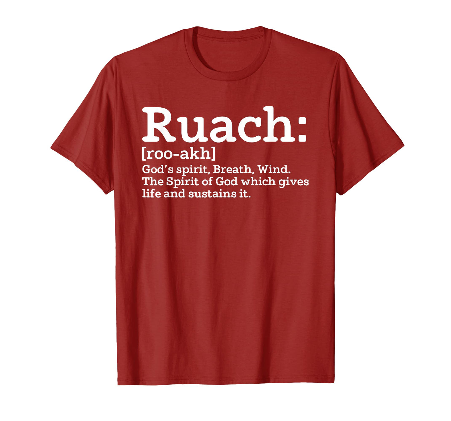 Ruach God's Spirit Breath Wind Spirit God Gives Life T-Shirt