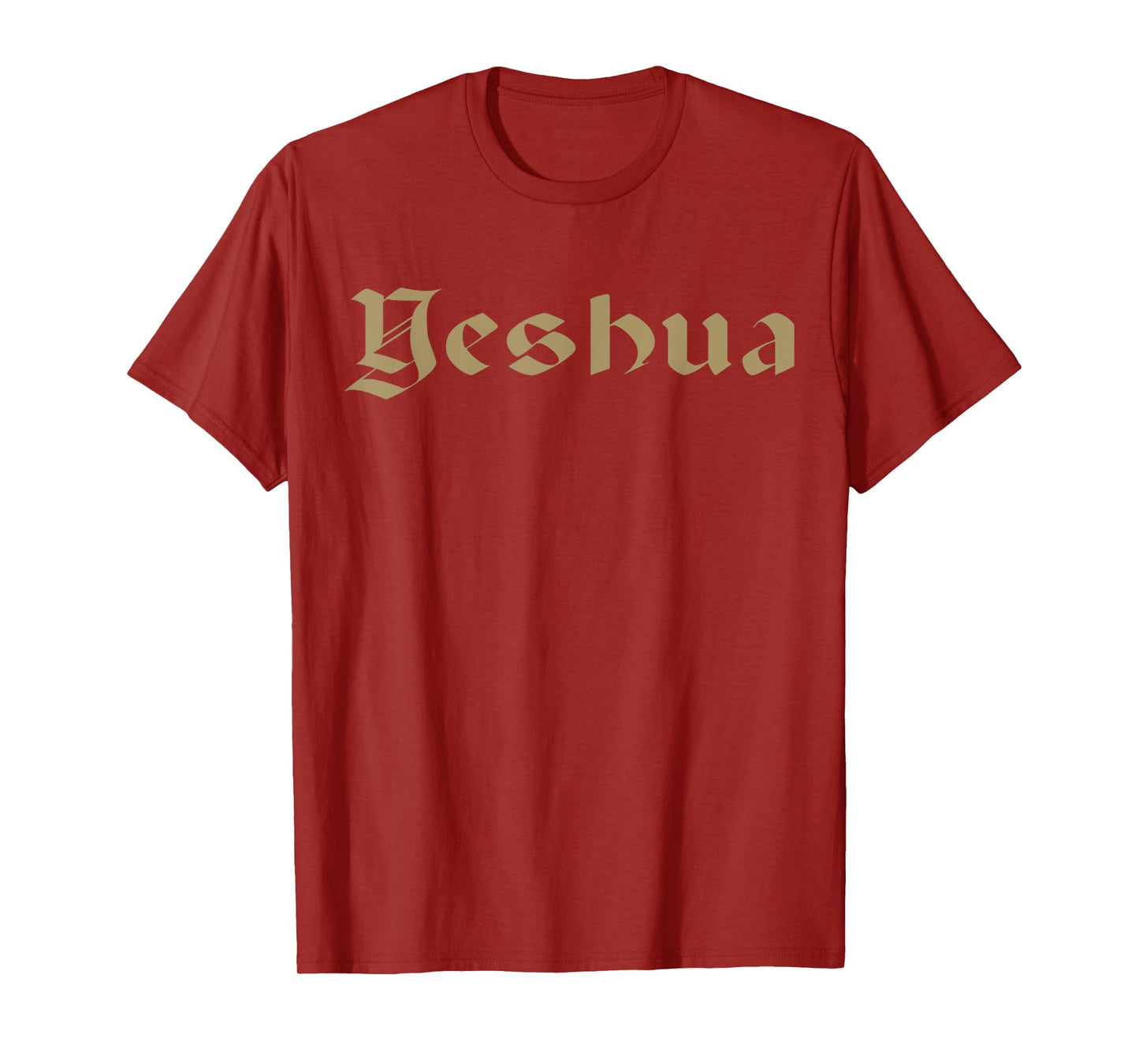 Funny Golden Yeshua Jesus Hebrew Name of Jesus T-Shirt