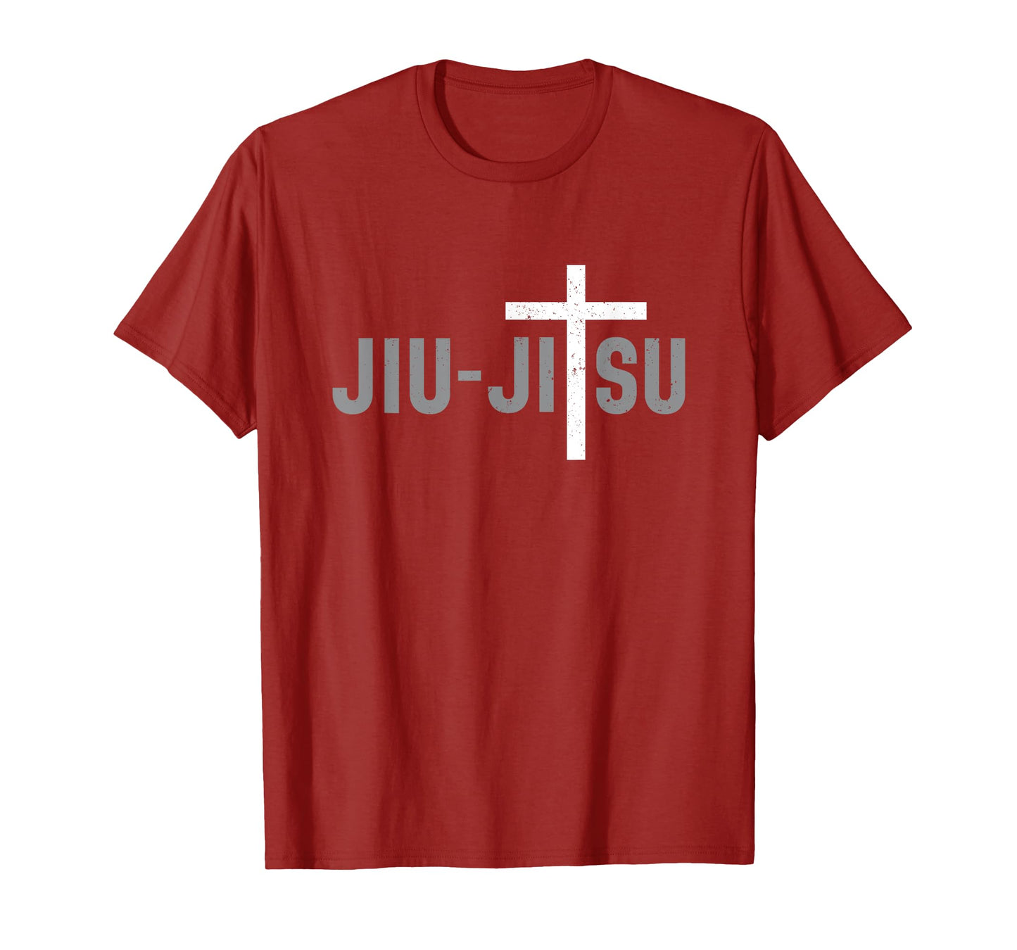 Jiu Jitsu Christian Cross Men Boys T-Shirt