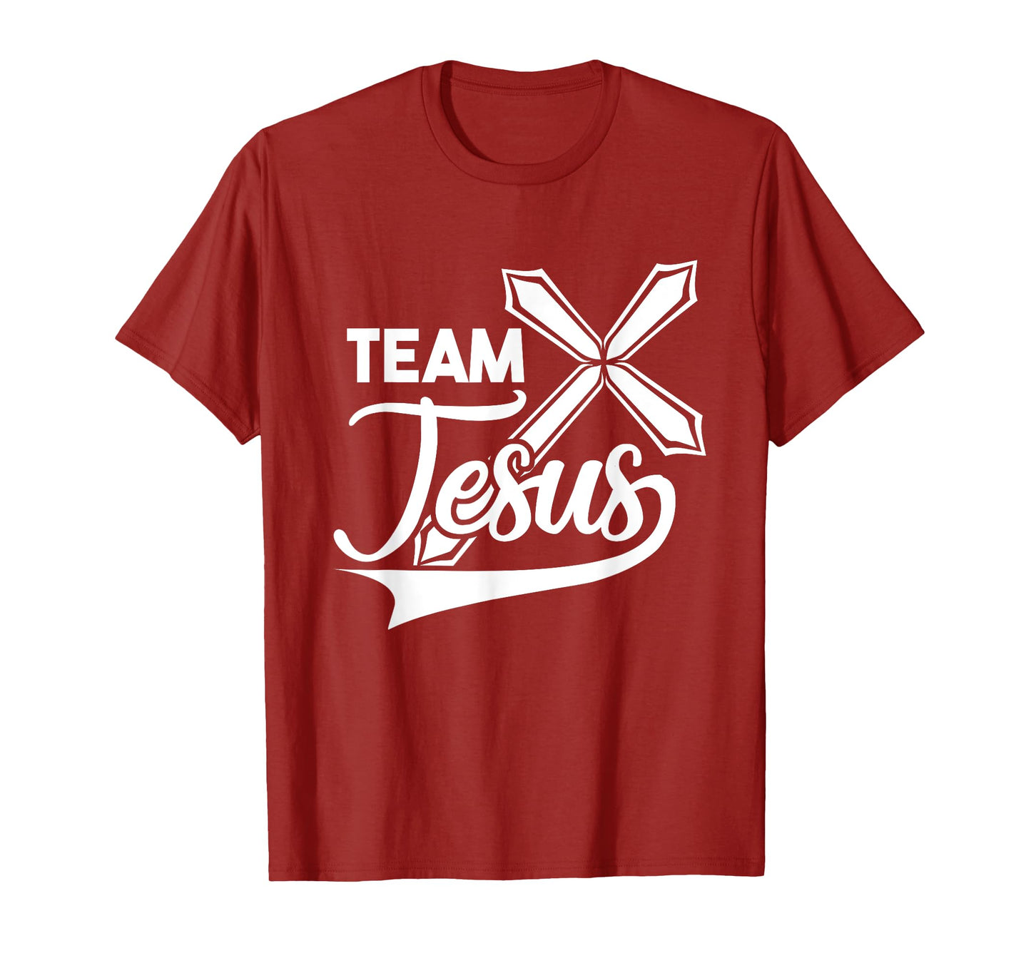Sport Team Jesus Christian Faith Cross Christ Rise-Up T-Shirt
