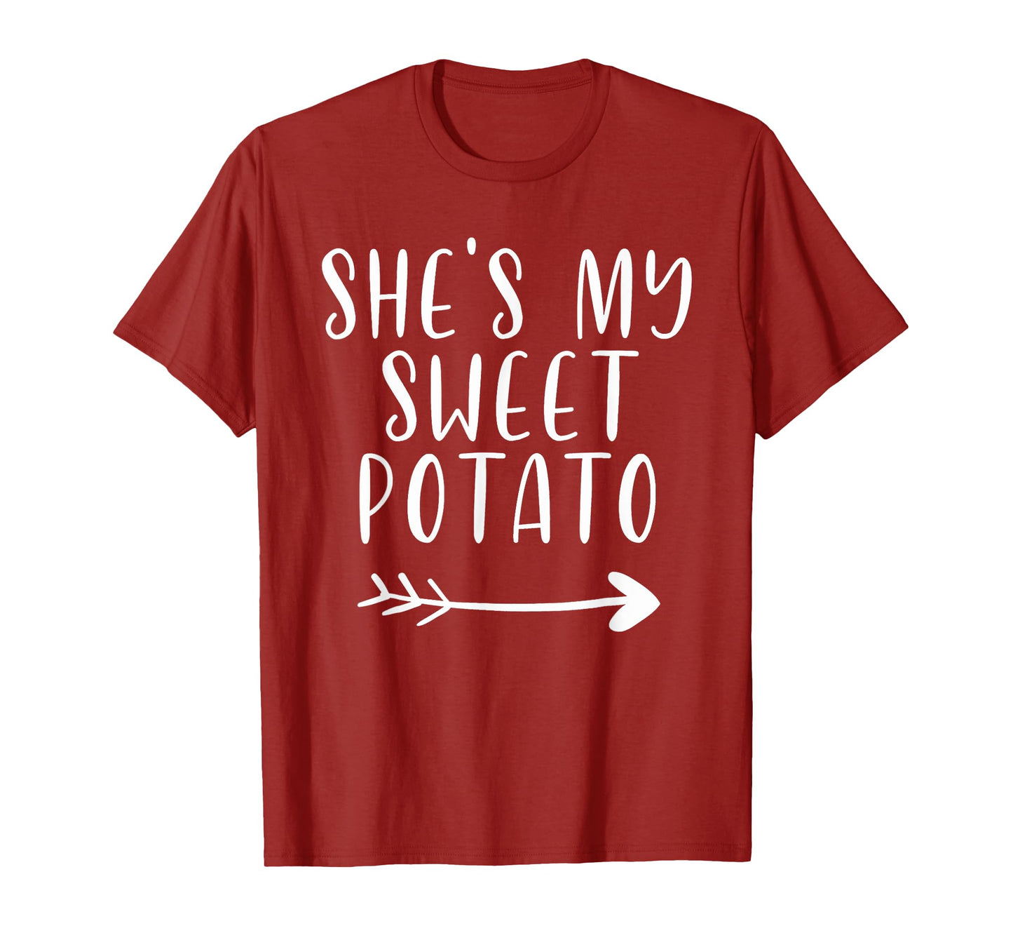 Thanksgiving Matching Couple She's My Sweet Potato I Yam Set T-Shirt
