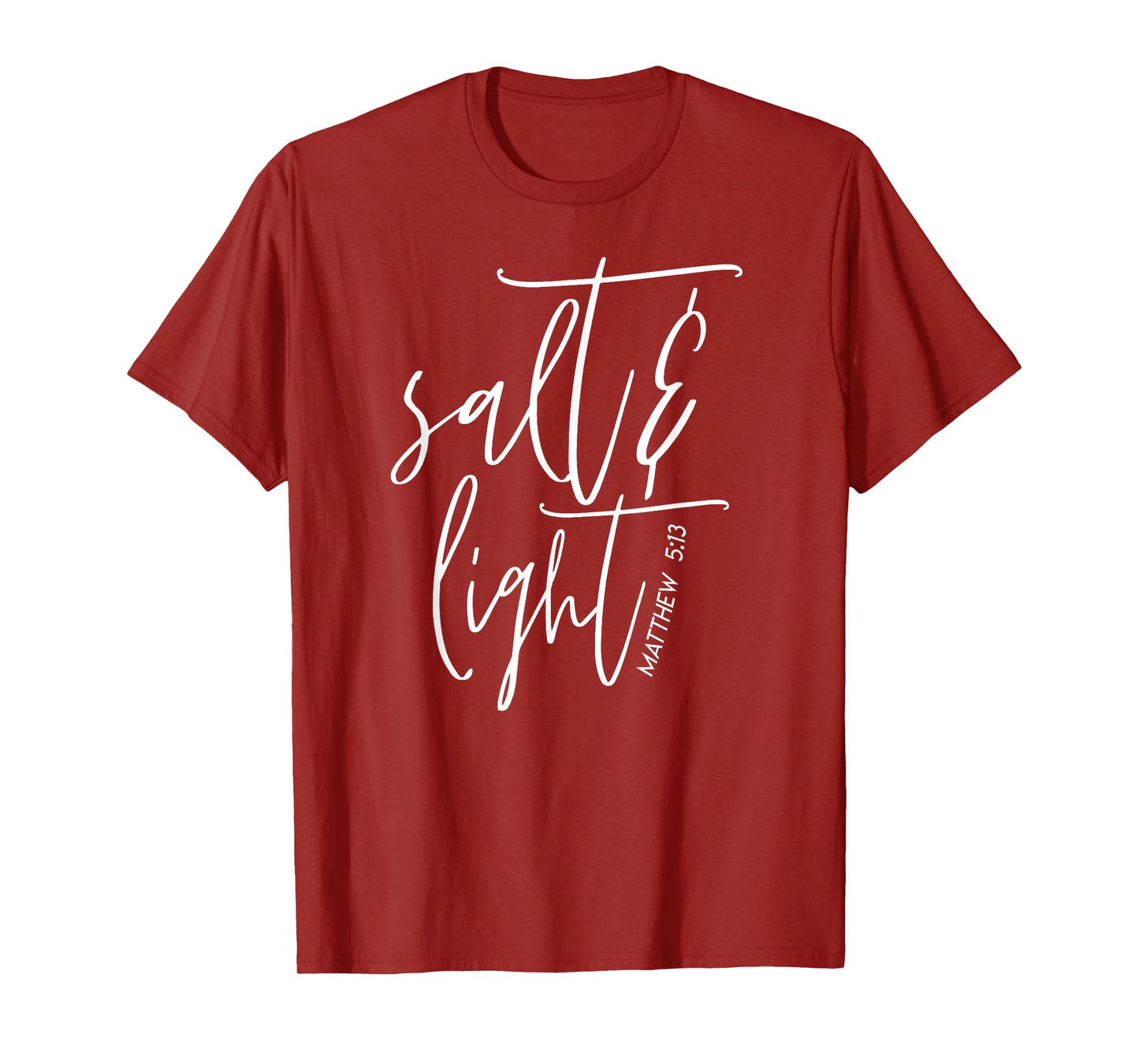 Salt & Light Christian T-Shirt, Christian, Matthew 5:13 T-Shirt