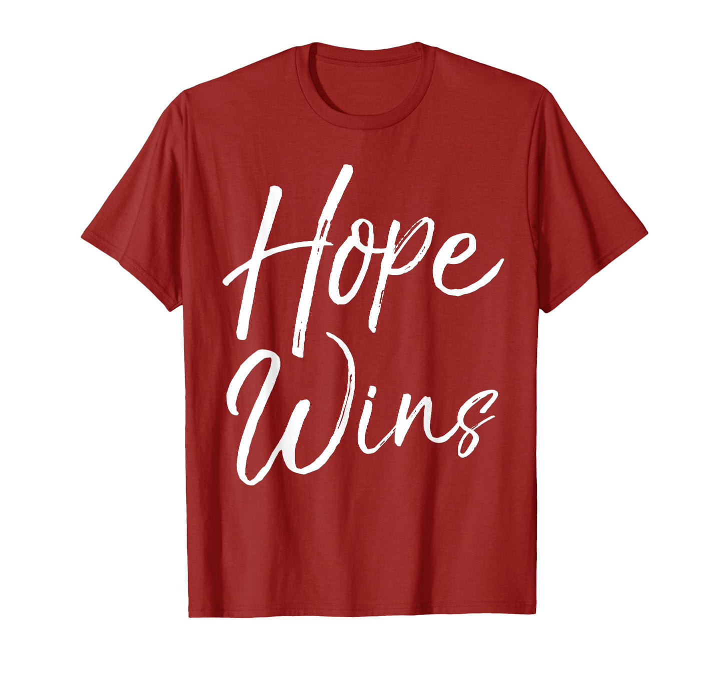Hope Wins Shirt Vintage Inspirational Bold Christian T-Shirt T-Shirt