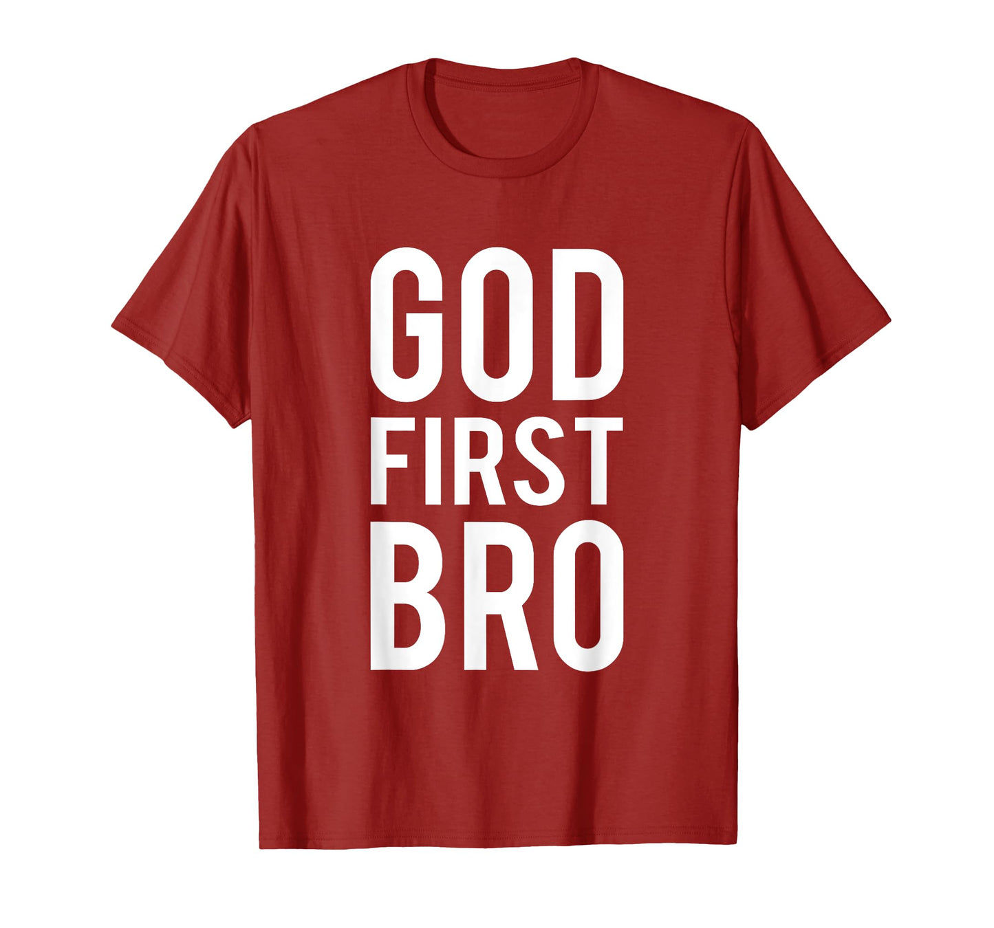 God First Bro Religious God Jesus Christian Faith Cross Lion T-Shirt