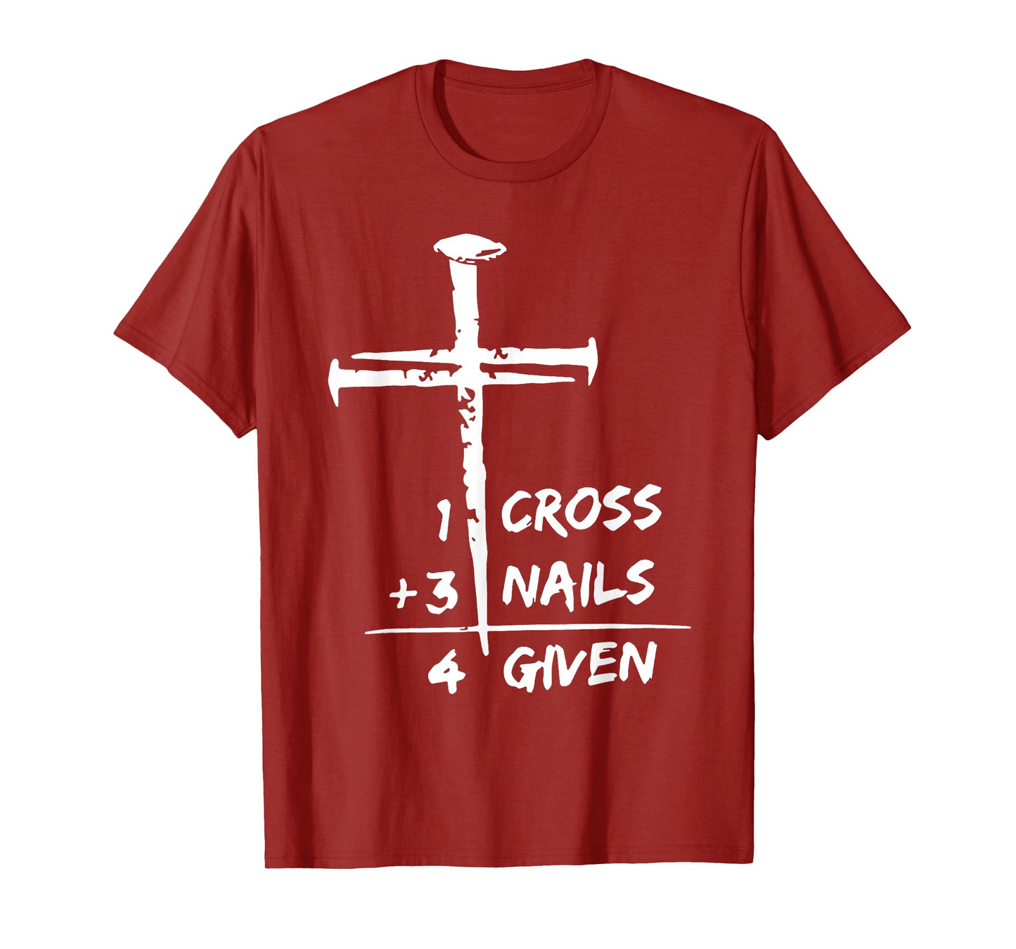 1 Cross 3 Nails 4 Given T-Shirt
