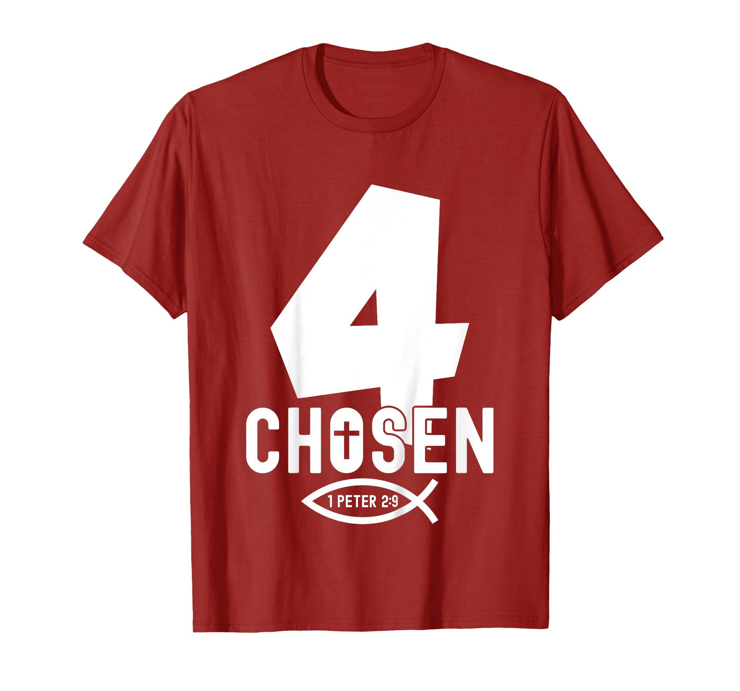 Religious Chosen 4 Years Jesus 4TH Birthday T-Shirt
