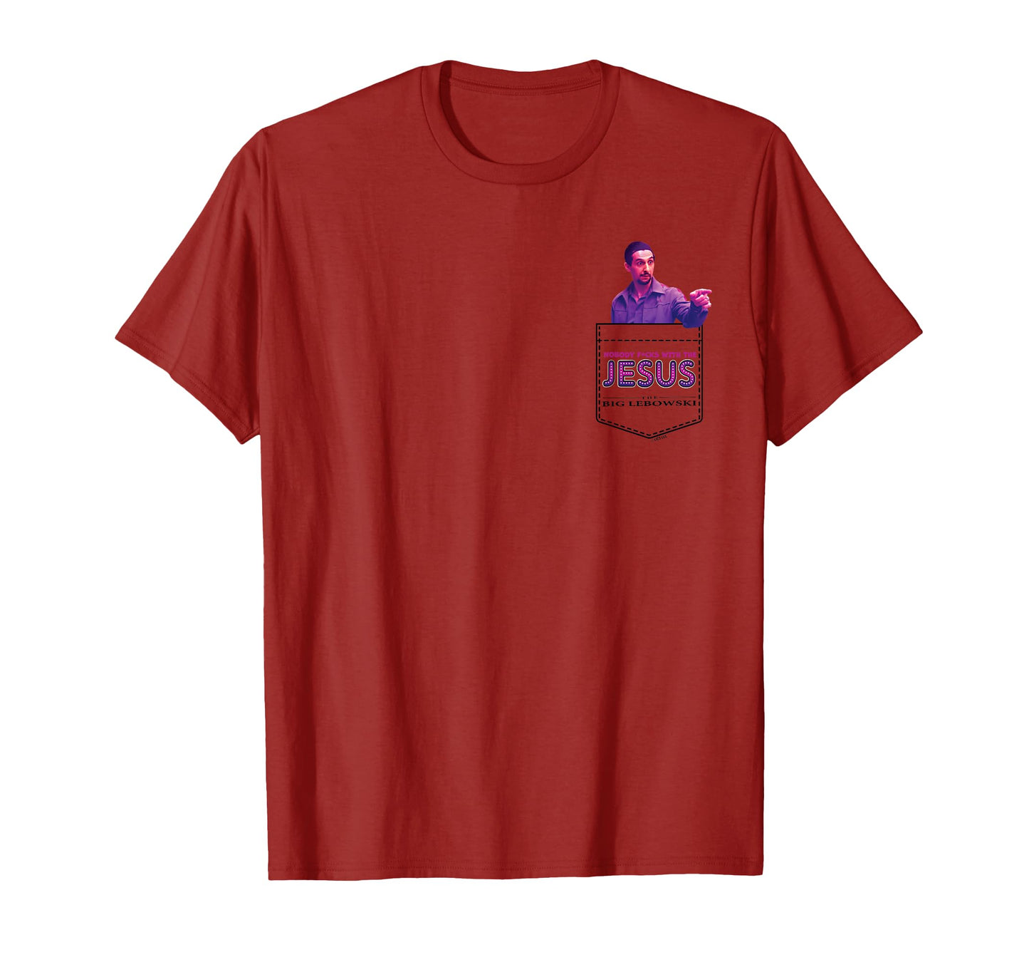 The Big Lebowski The Jesus Pocket Hit T-Shirt