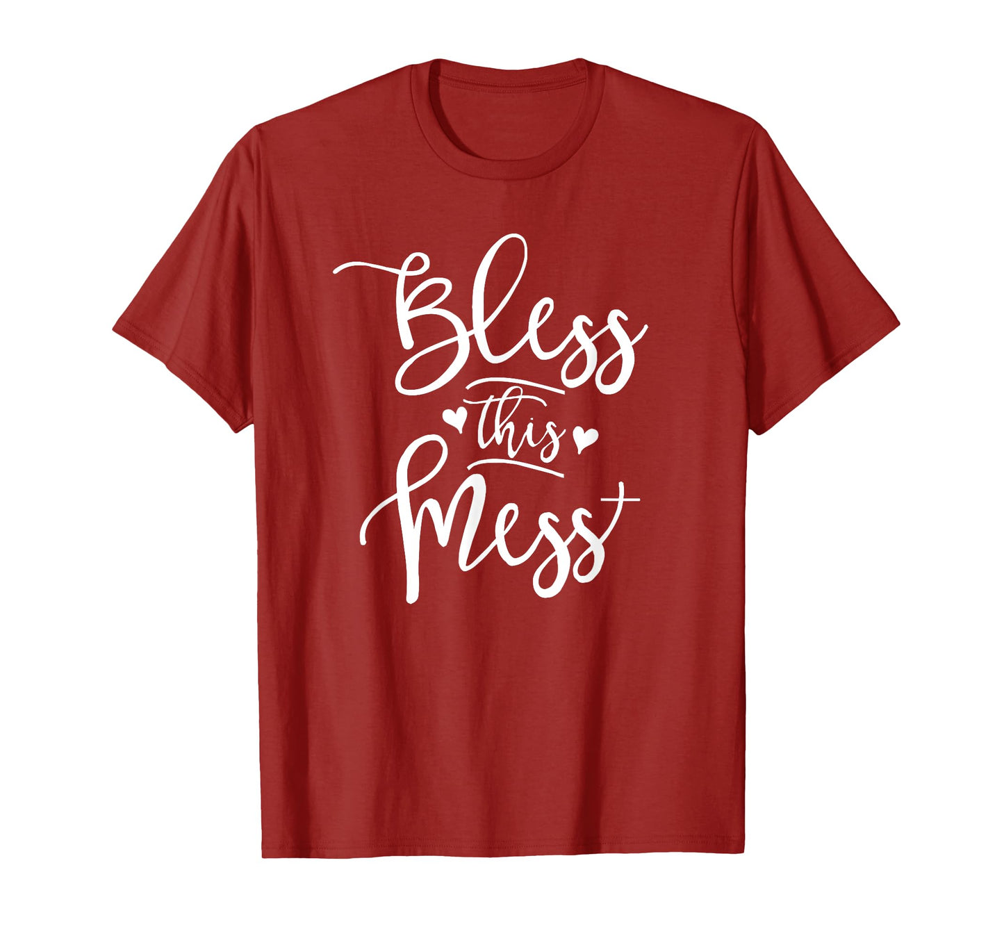 Bless this Mess T-Shirt Cute Christian Theme Shirt T-Shirt