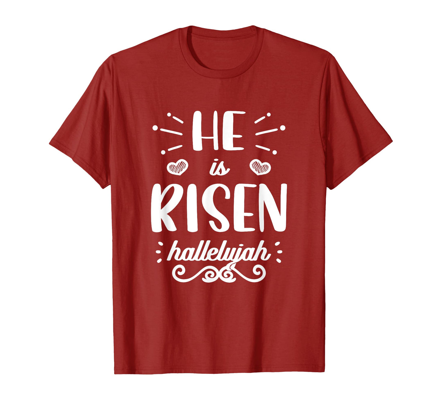 He Is Risen Hallelujah Easter Christian Religious Jesus T-Shirt