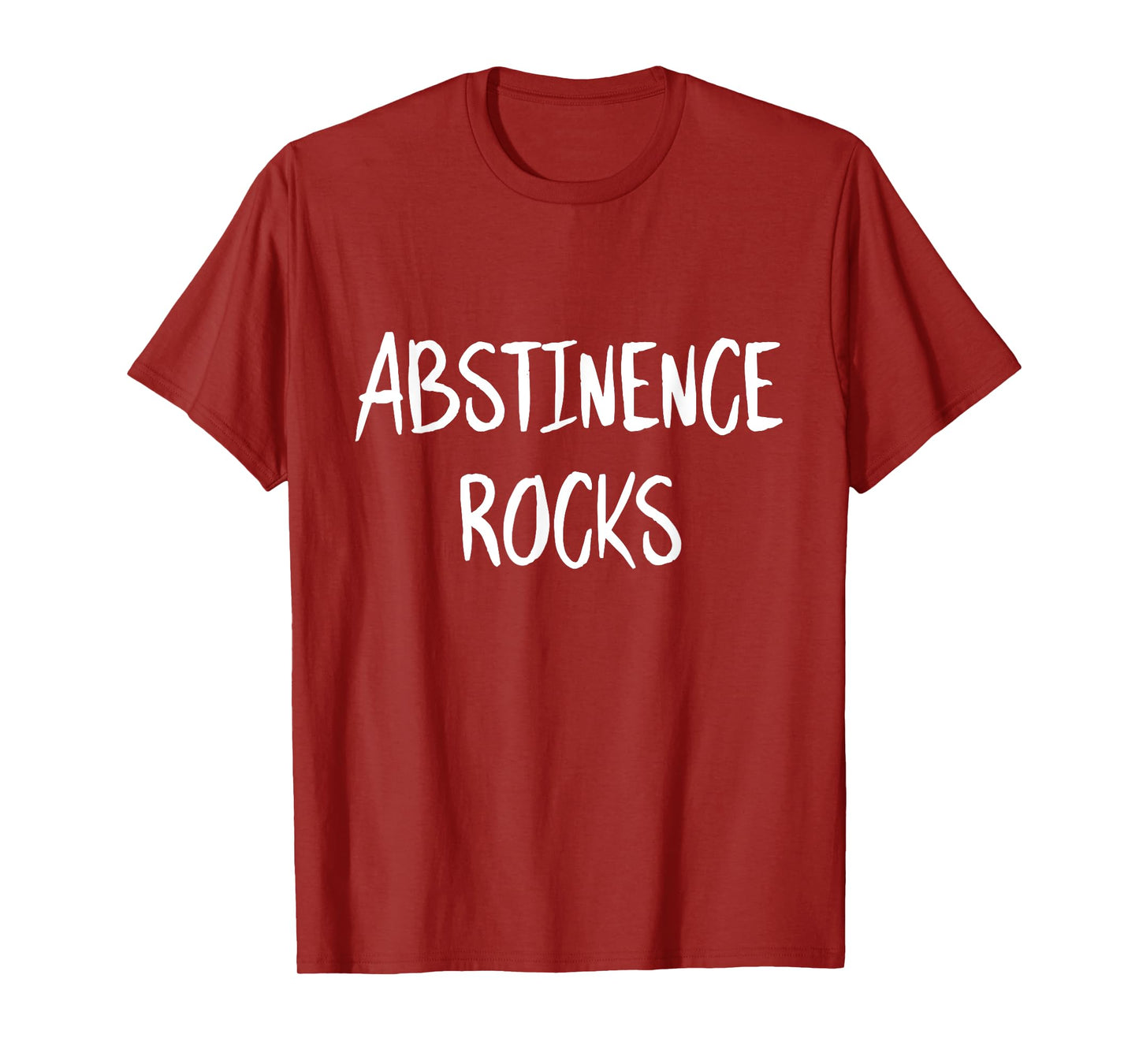 Abstinence Rocks Funny Virginity Quote Virgin Saying Slogan T-Shirt