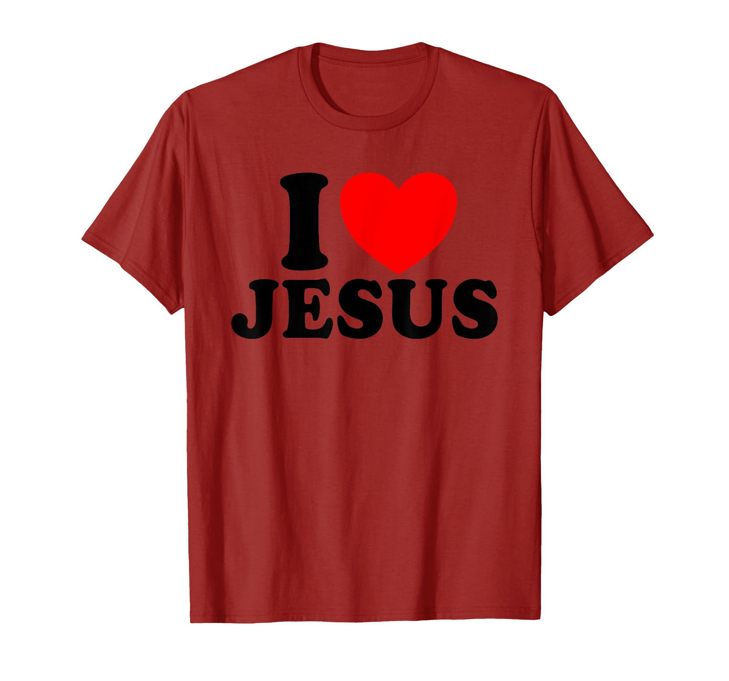 I Love Jesus Christian Faith Church Bible I Heart Jesus T-Shirt