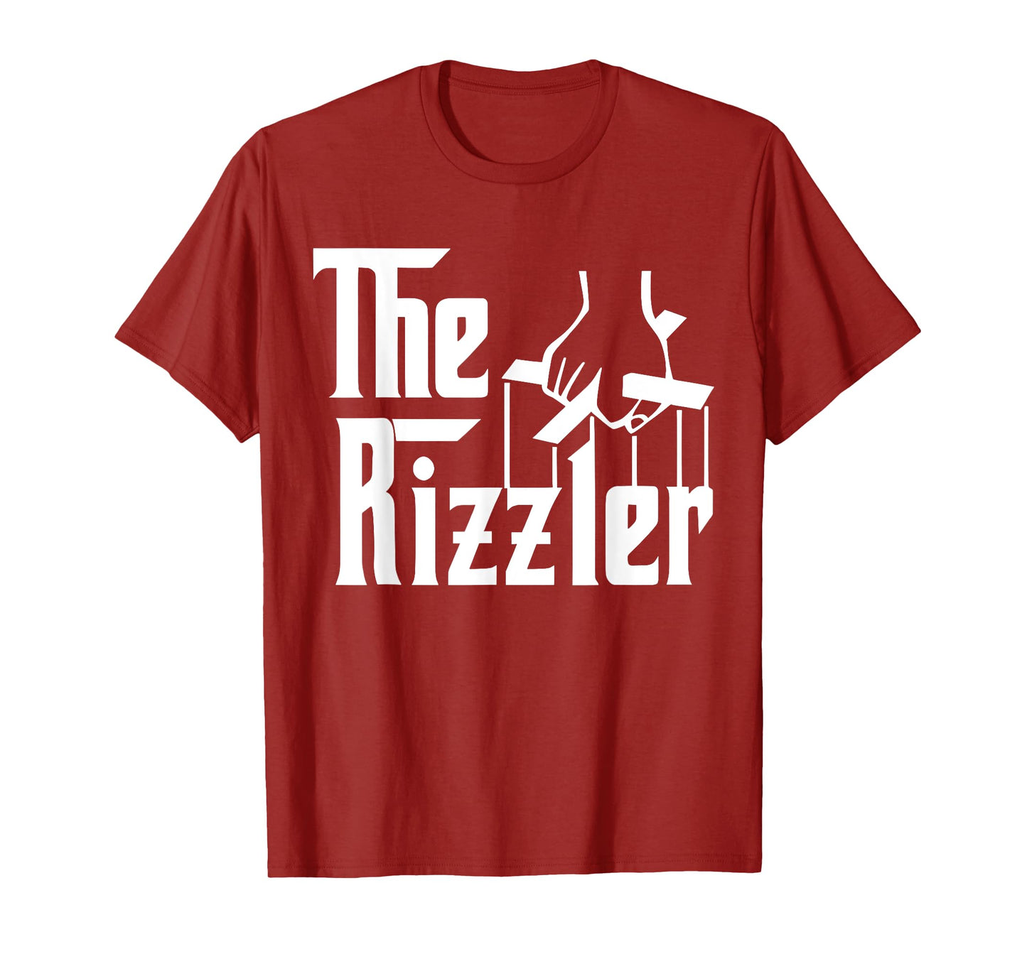 The Funny Rizzler Big Justice Apparel Men Women Unisex-Adults T-Shirt, Black, Small, Short Sleeve, Modern, Graphic T-Shirt