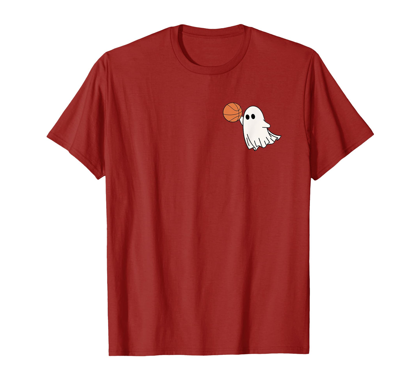 Basketball Halloween Basketball Ghost T-Shirt